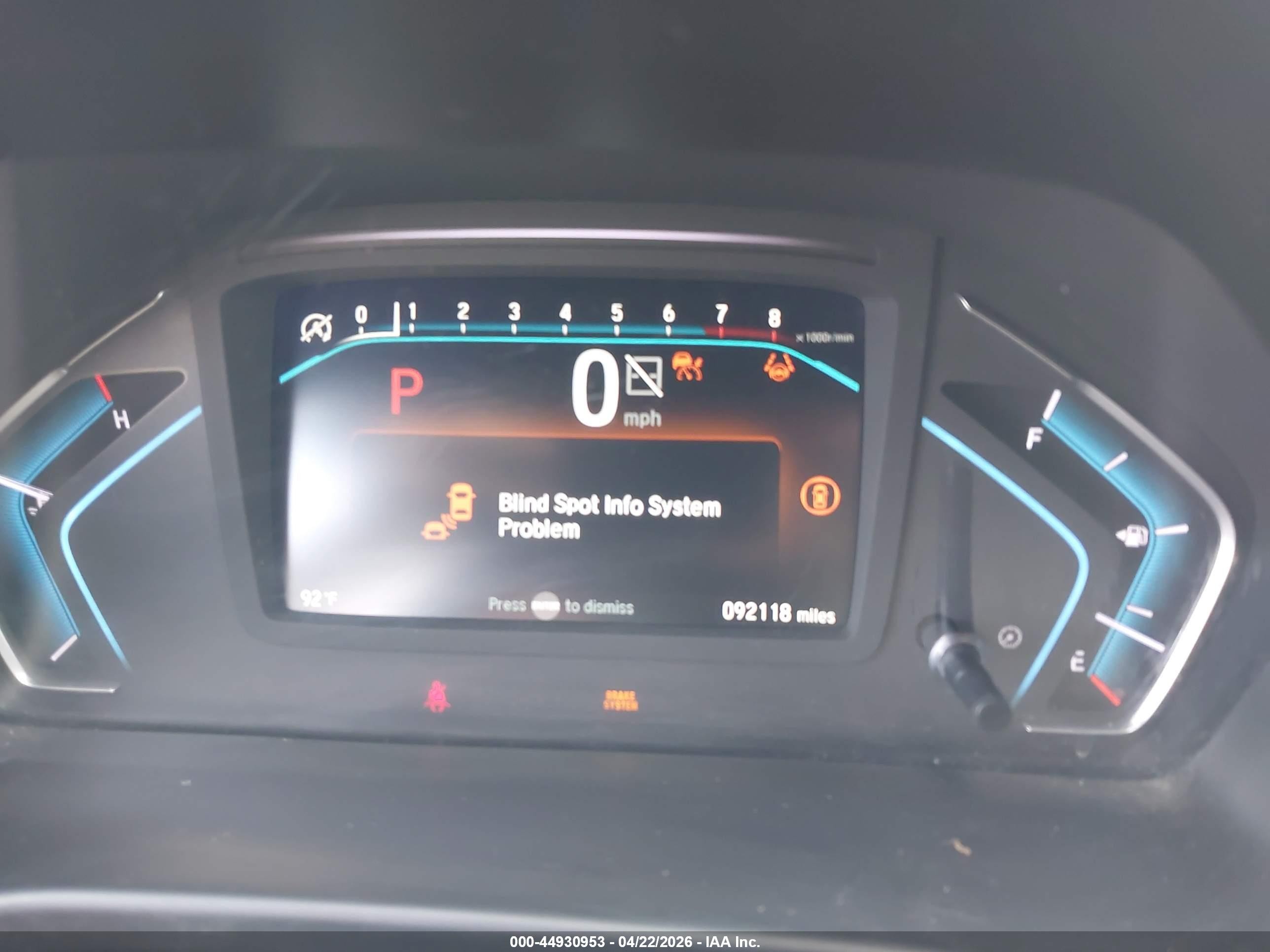 2023 Honda Odyssey Touring Серый vin: 5FNRL6H86PB013309