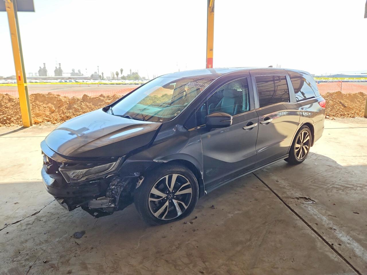 2024 Honda Odyssey Touring Gray vin: 5FNRL6H87RB046001