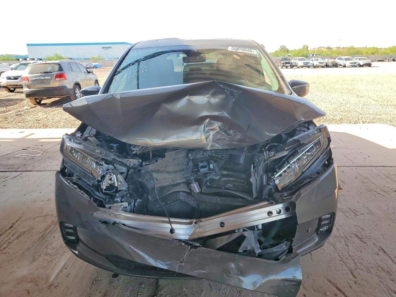 2022 Honda Odyssey Touring Серый vin: 5FNRL6H88NB067367