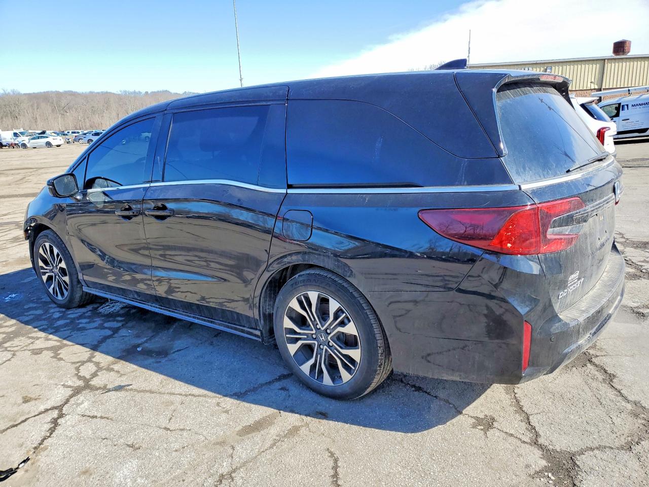 2025 Honda Odyssey Elite Черный vin: 5FNRL6H90SB061485
