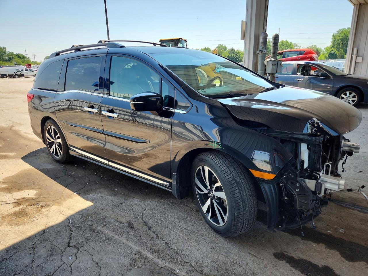 2019 Honda Odyssey Elite Черный vin: 5FNRL6H91KB048311