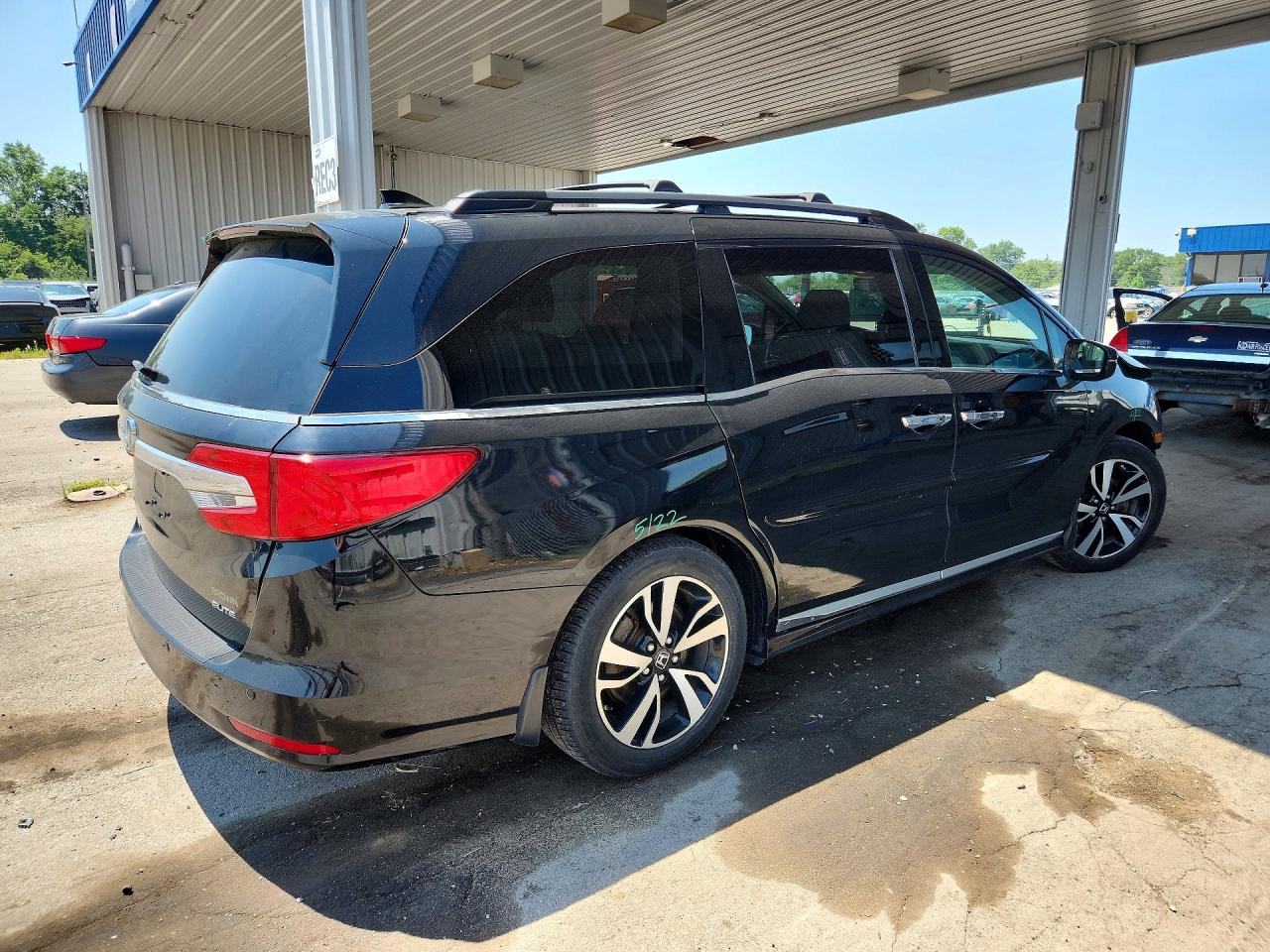 2019 Honda Odyssey Elite Черный vin: 5FNRL6H91KB048311