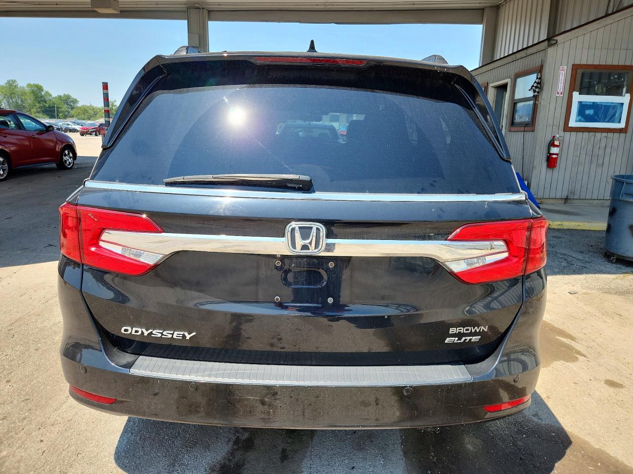 2019 Honda Odyssey Elite Черный vin: 5FNRL6H91KB048311