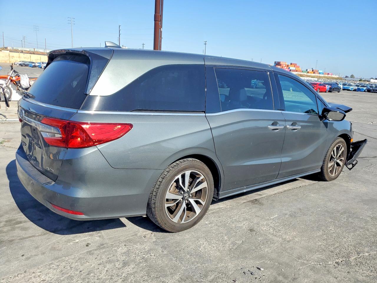 2019 Honda Odyssey Elite Gray vin: 5FNRL6H91KB073712