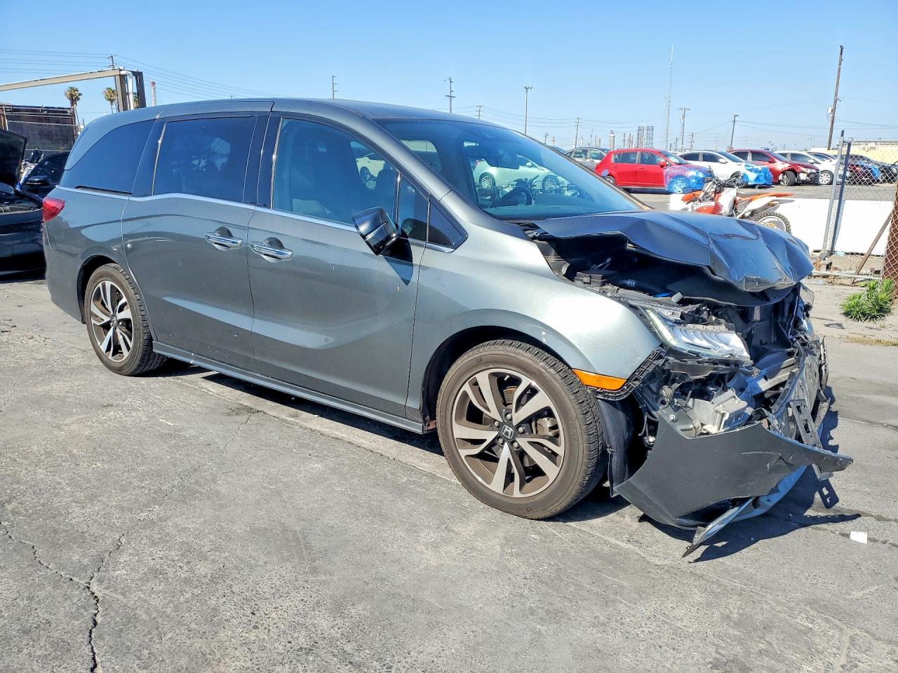 2019 Honda Odyssey Elite Gray vin: 5FNRL6H91KB073712