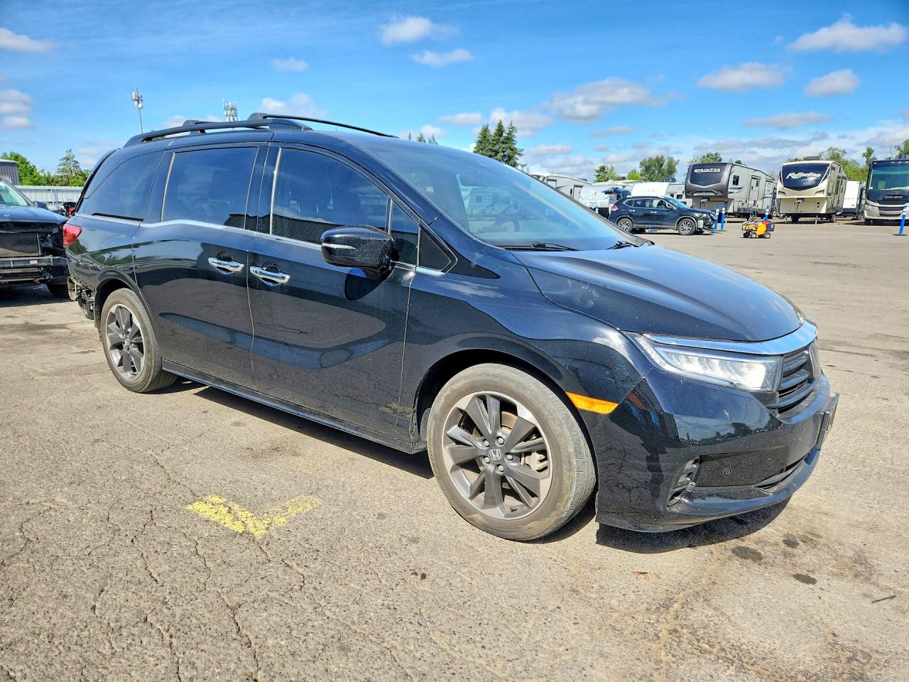 2024 Honda Odyssey Elite Black vin: 5FNRL6H92RB012900