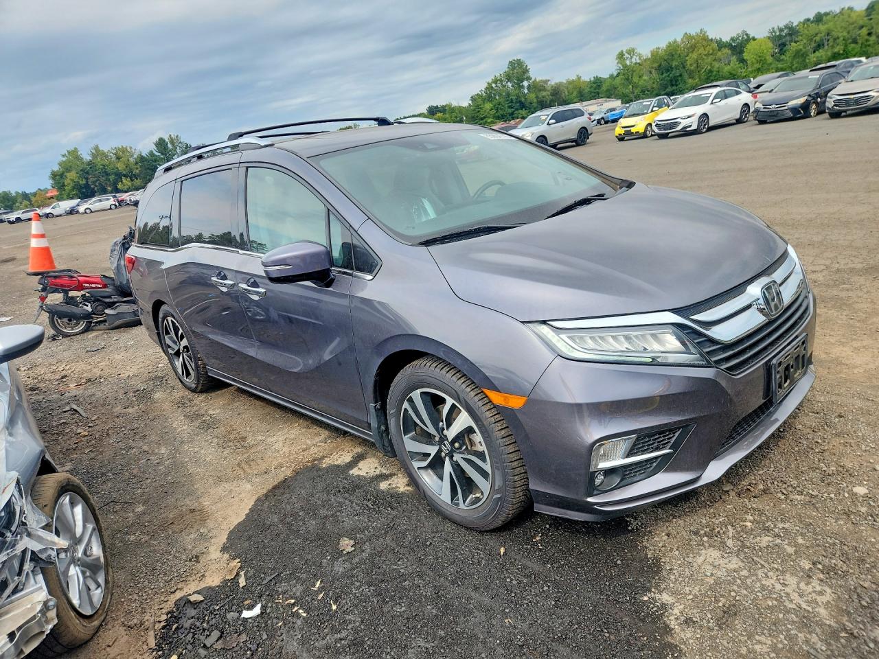 2019 Honda Odyssey Elite Gray vin: 5FNRL6H93KB024933