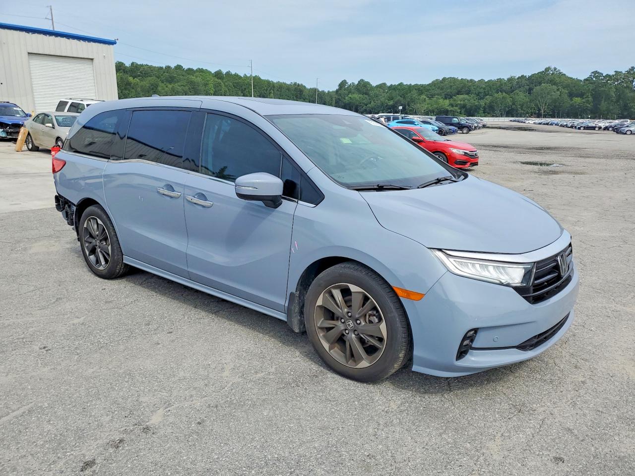 2024 Honda Odyssey Elite Blue vin: 5FNRL6H93RB042245