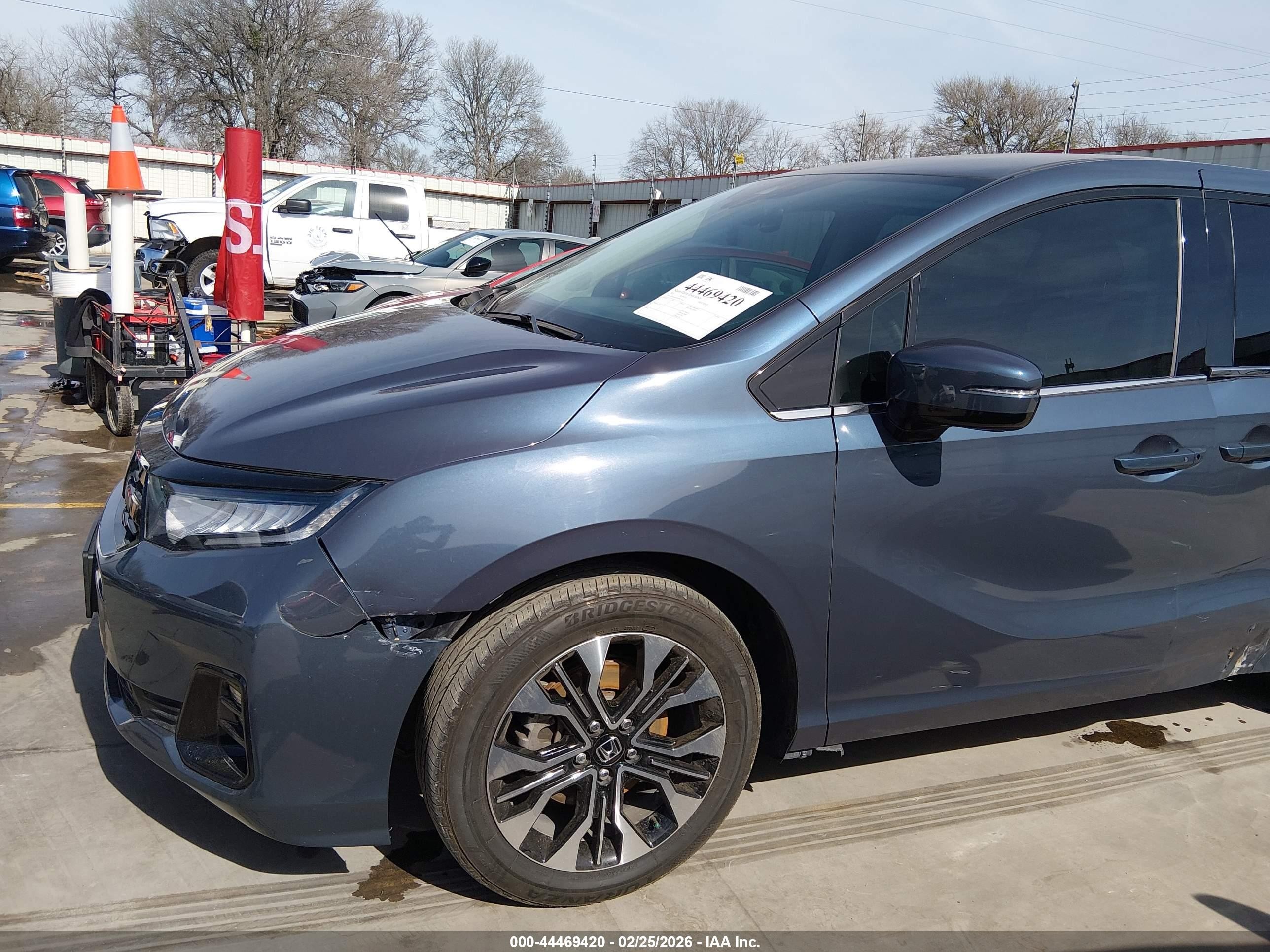 2025 Honda Odyssey Elite Blue vin: 5FNRL6H93SB017948
