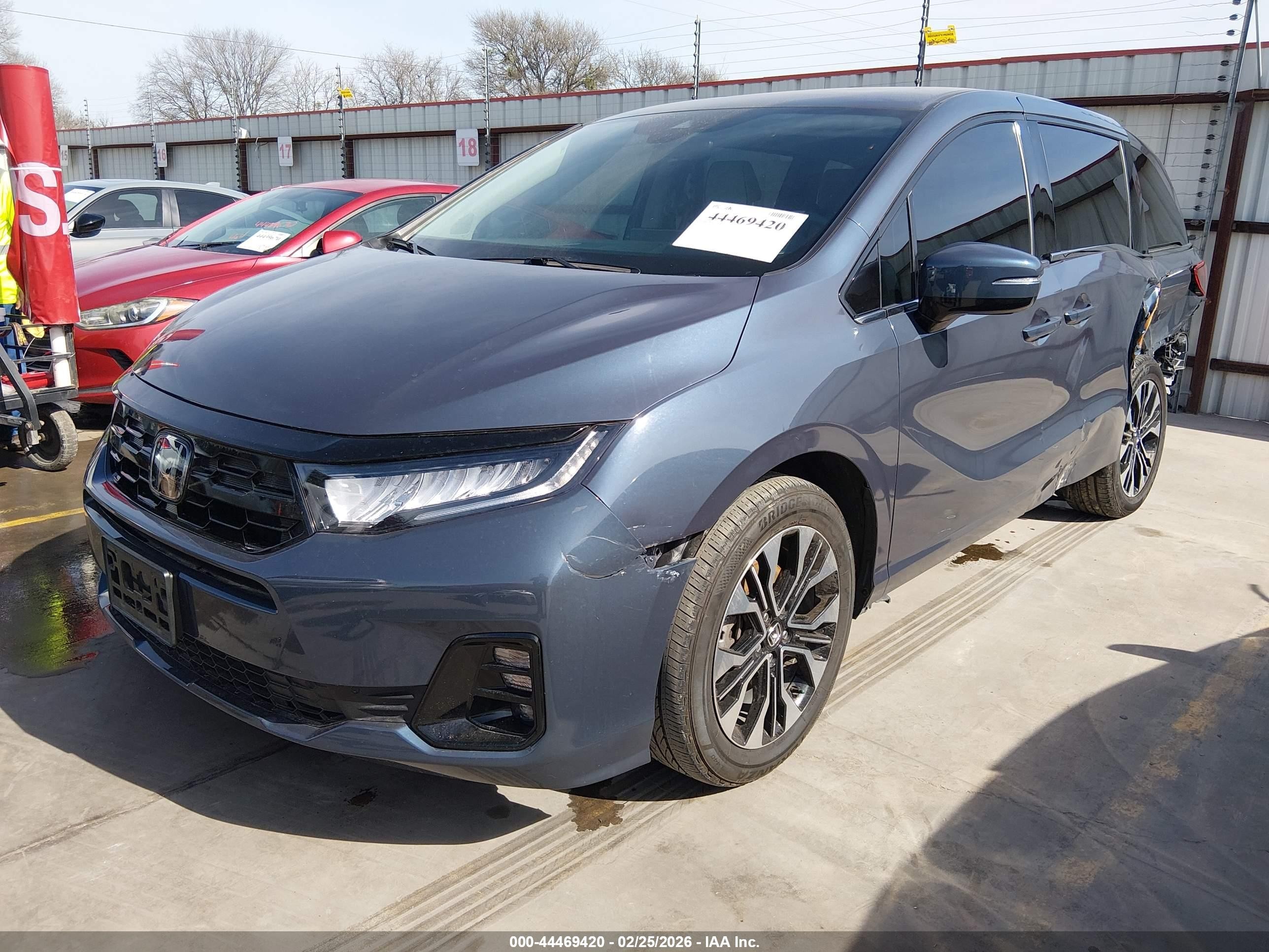 2025 Honda Odyssey Elite Blue vin: 5FNRL6H93SB017948
