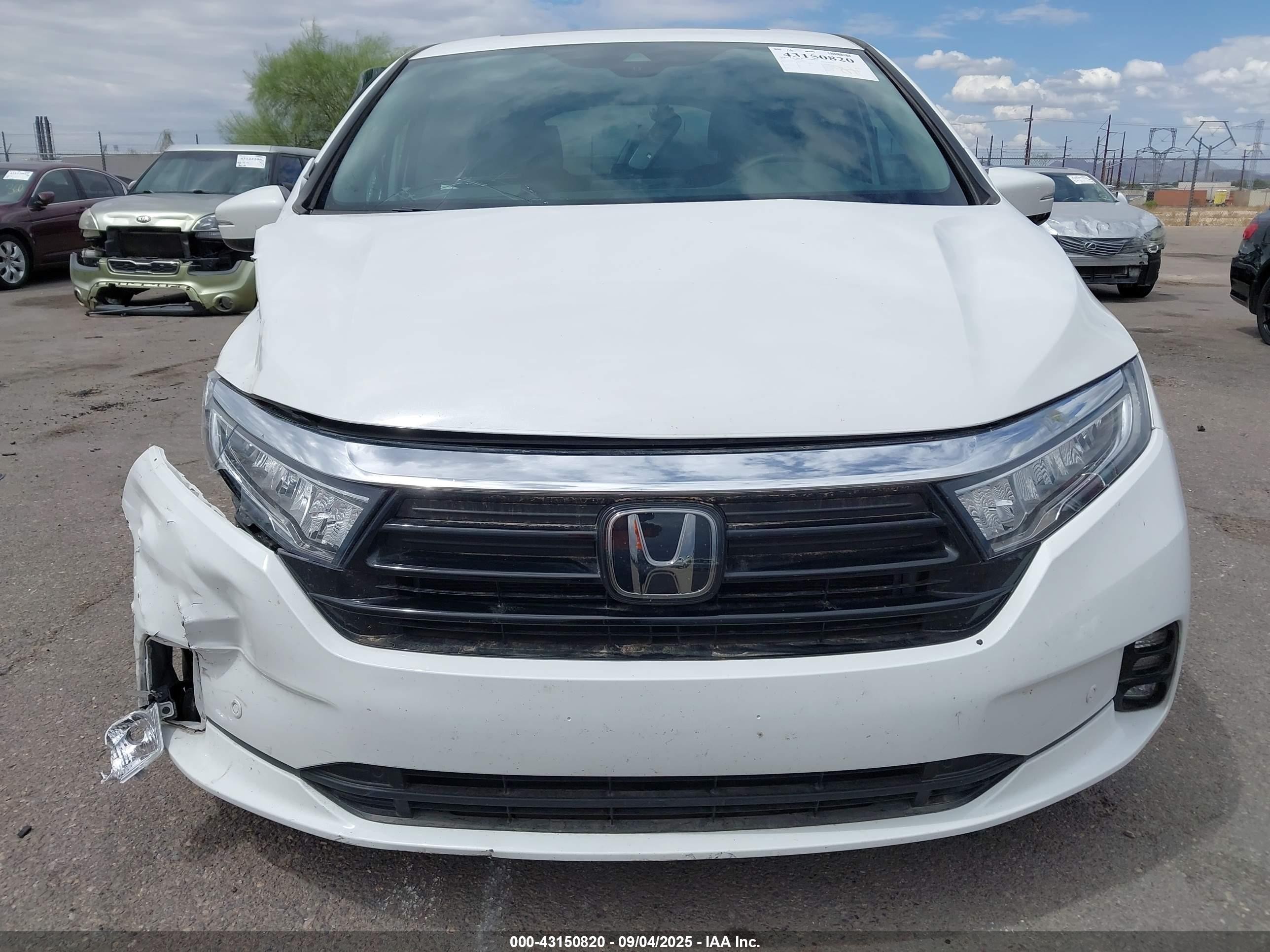 2024 Honda Odyssey Elite White vin: 5FNRL6H96RB042546