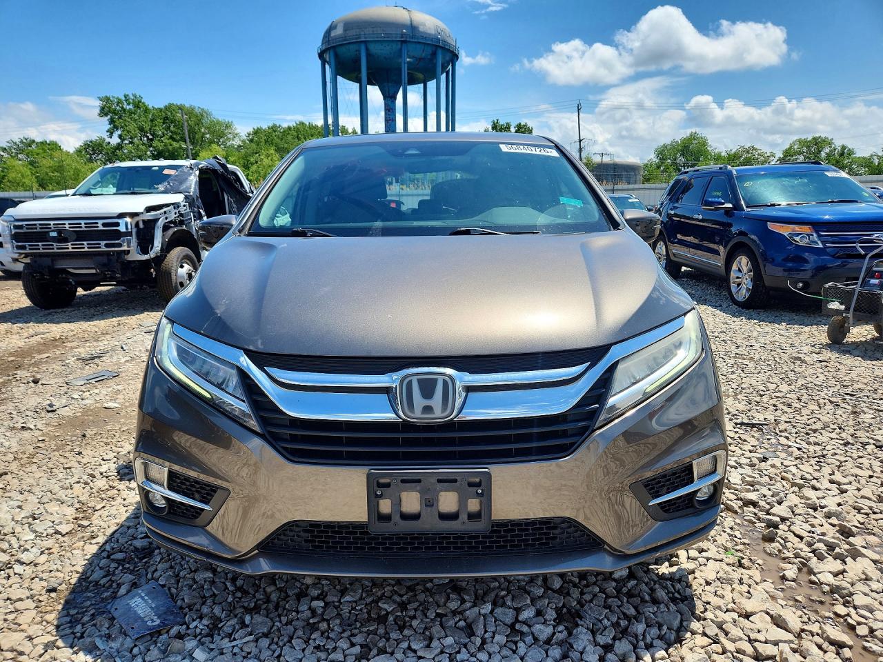 2019 Honda Odyssey Elite Gray vin: 5FNRL6H97KB029486