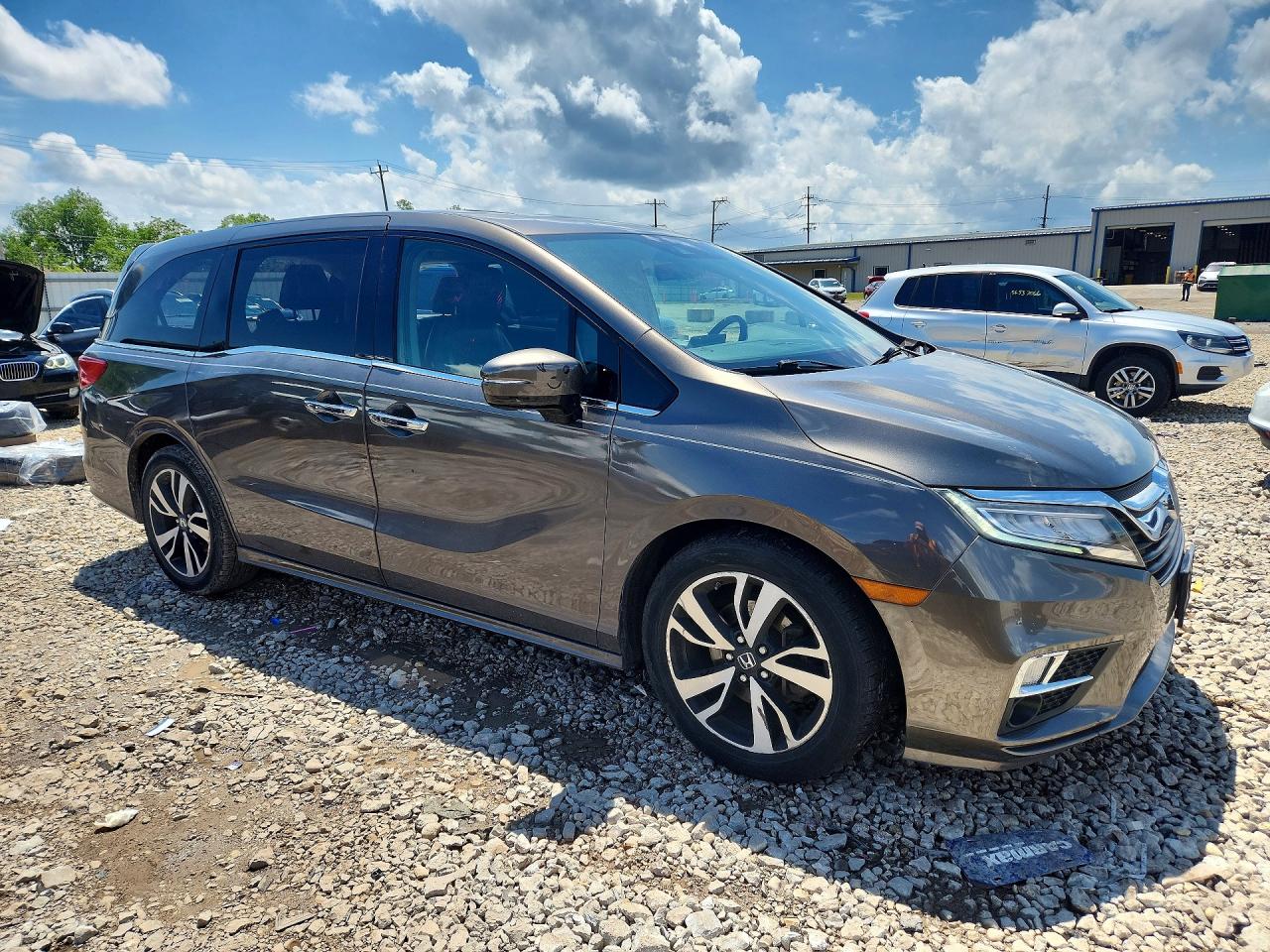 2019 Honda Odyssey Elite Gray vin: 5FNRL6H97KB029486