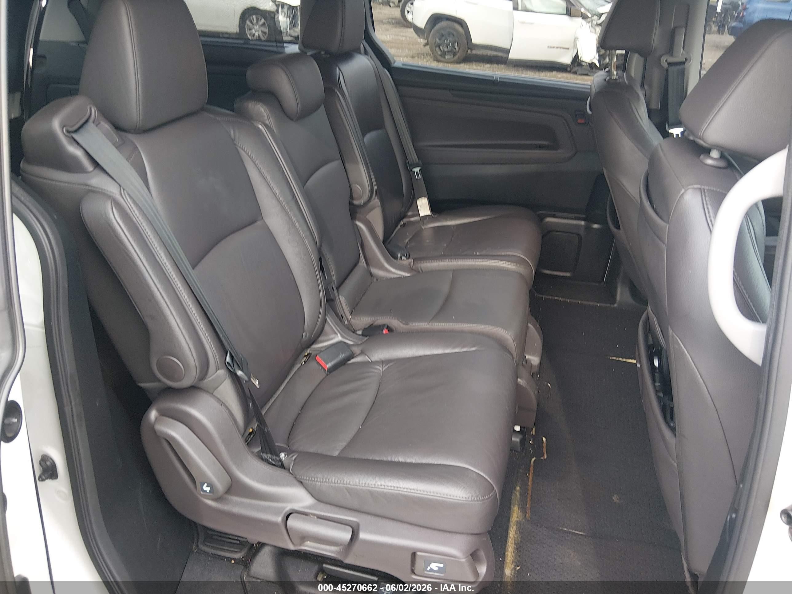 2020 Honda Odyssey Elite White vin: 5FNRL6H97LB012219
