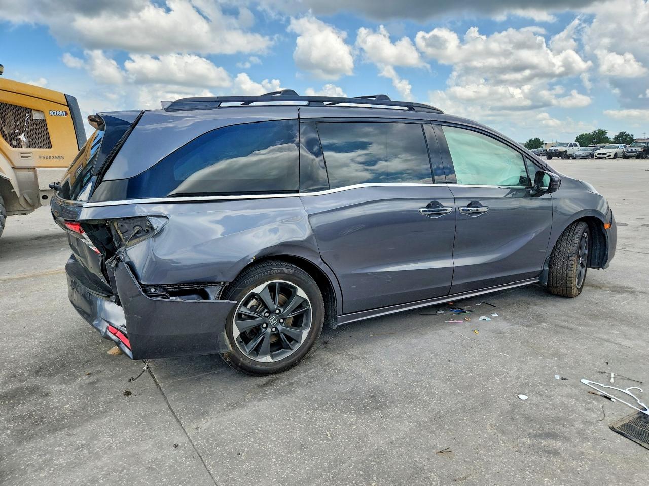 2023 Honda Odyssey Elite Gray vin: 5FNRL6H97PB043122