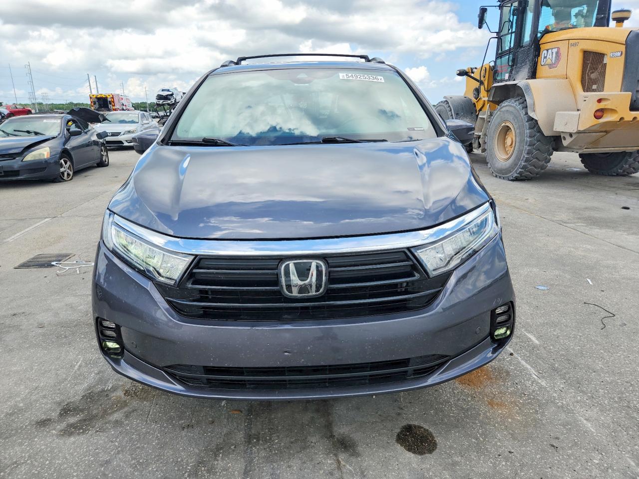 2023 Honda Odyssey Elite Gray vin: 5FNRL6H97PB043122