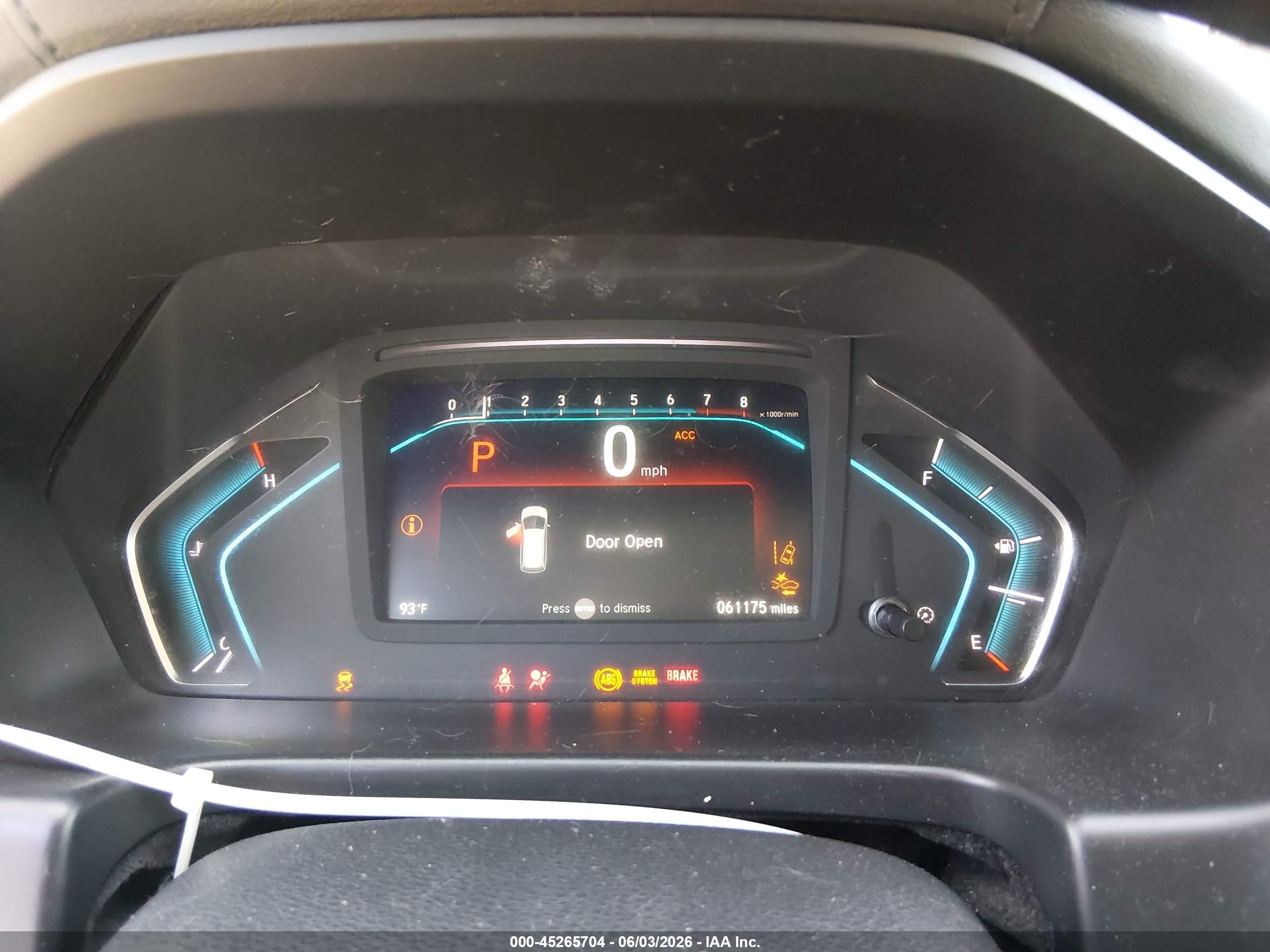 2019 Honda Odyssey Elite White vin: 5FNRL6H98KB117897