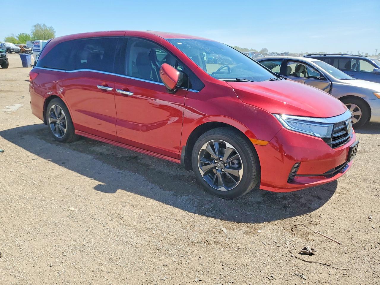 2024 Honda Odyssey Elite Red vin: 5FNRL6H9XRB003779