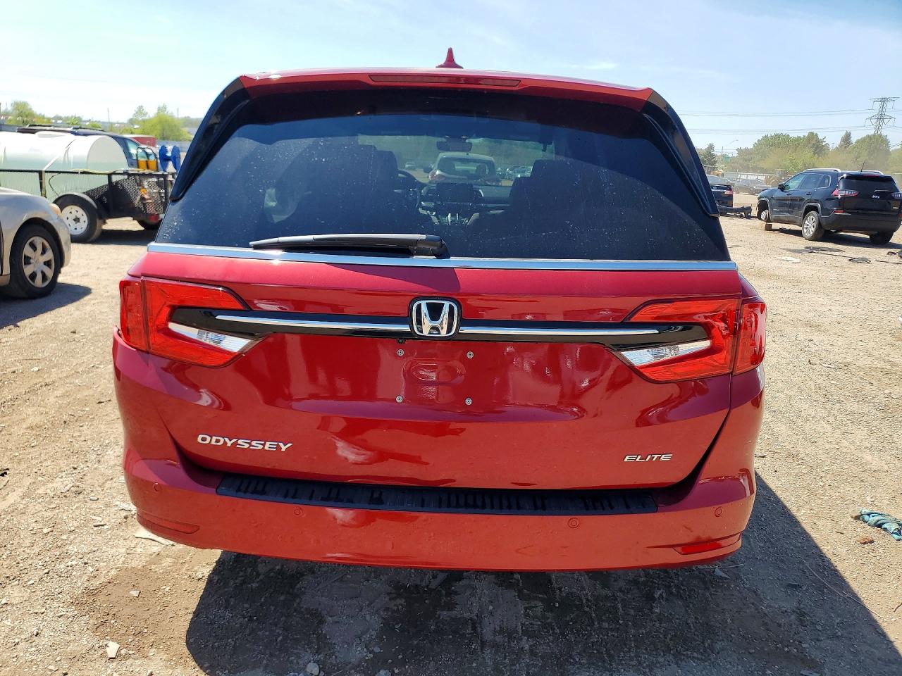2024 Honda Odyssey Elite Red vin: 5FNRL6H9XRB003779