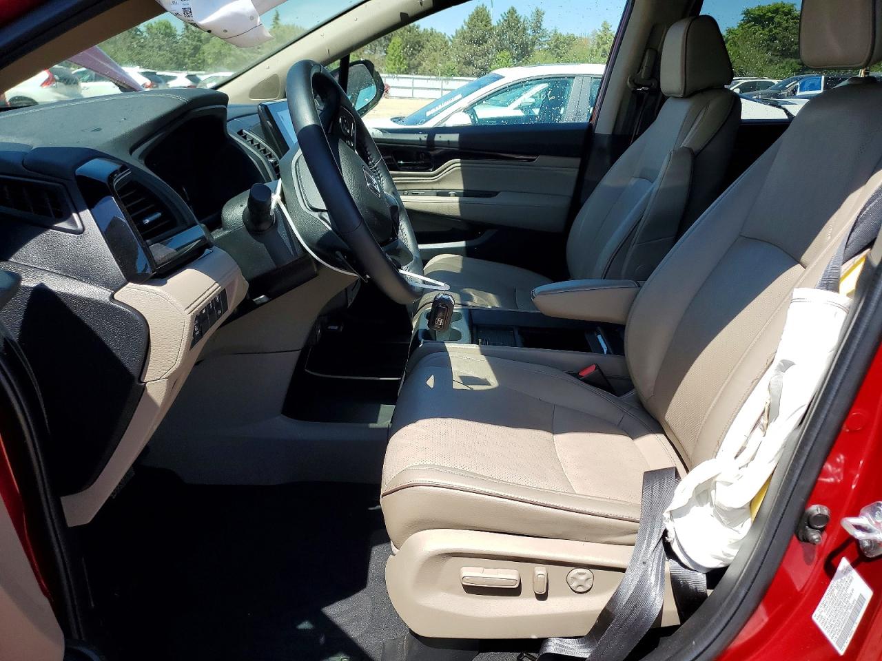 2024 Honda Odyssey Elite Red vin: 5FNRL6H9XRB003779