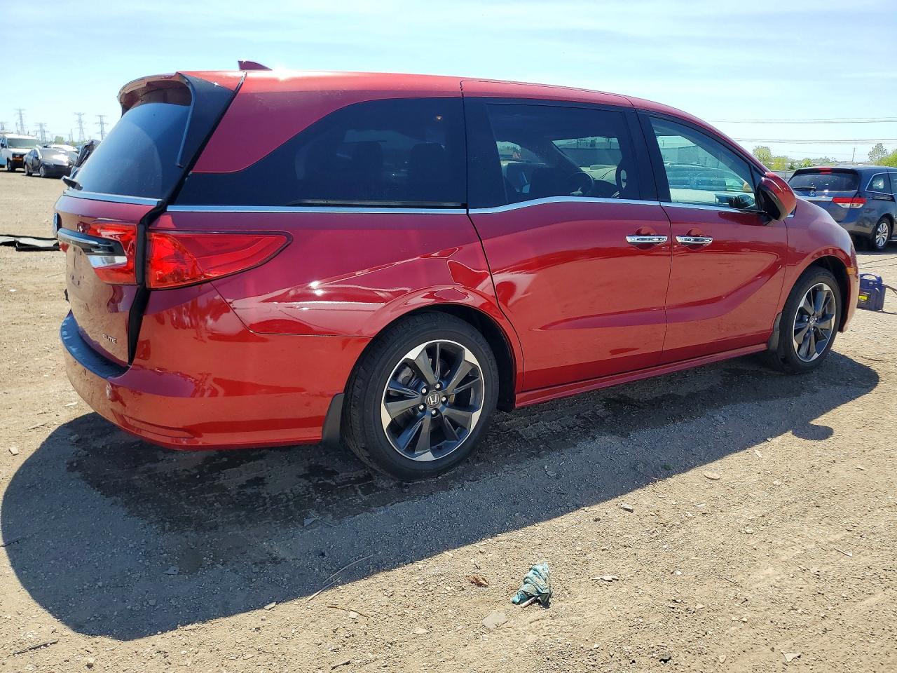 2024 Honda Odyssey Elite Red vin: 5FNRL6H9XRB003779