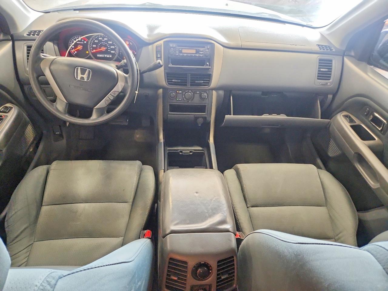 2007 Honda Pilot Lx Black vin: 5FNYF18117B014893