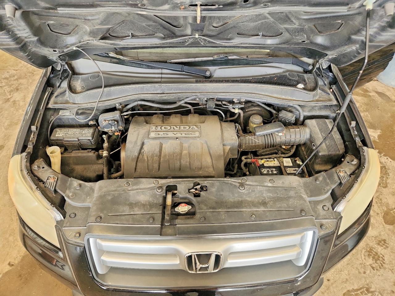 2007 Honda Pilot Lx Black vin: 5FNYF18117B014893