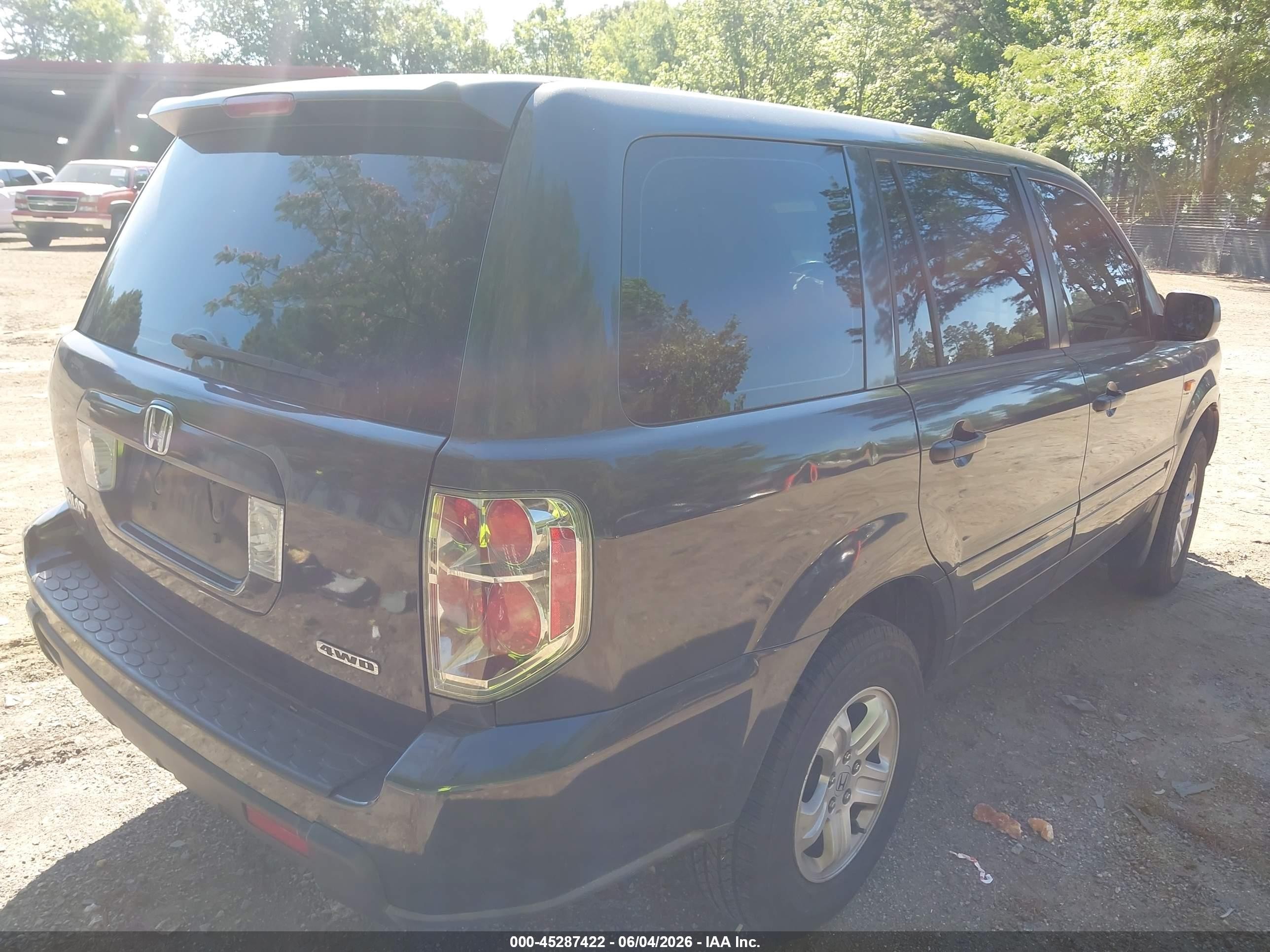 2006 Honda Pilot Lx Серый vin: 5FNYF18166B025838