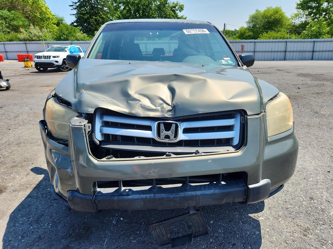 2007 Honda Pilot Lx Green vin: 5FNYF18177B031150