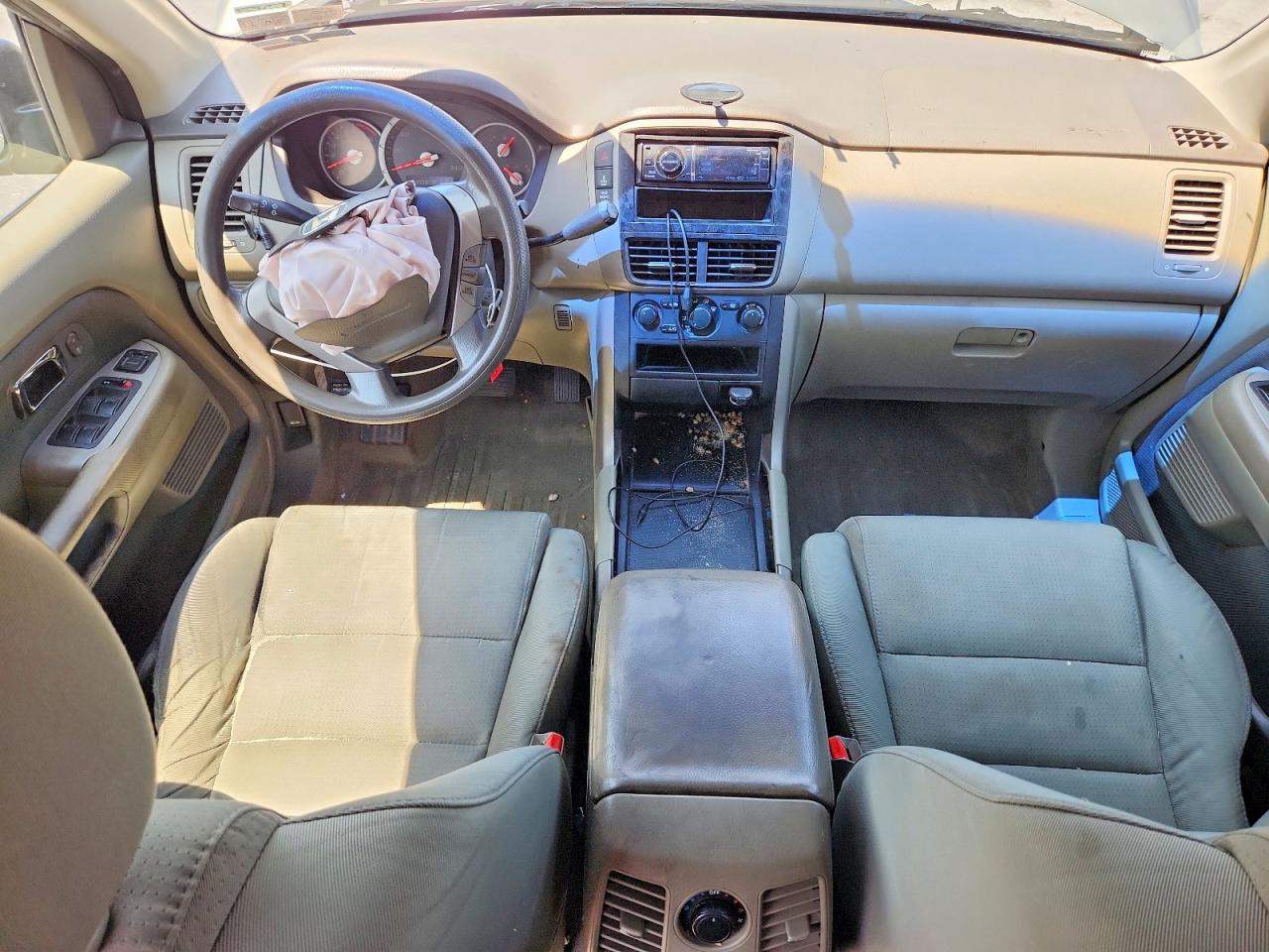 2007 Honda Pilot Lx Green vin: 5FNYF18177B031150