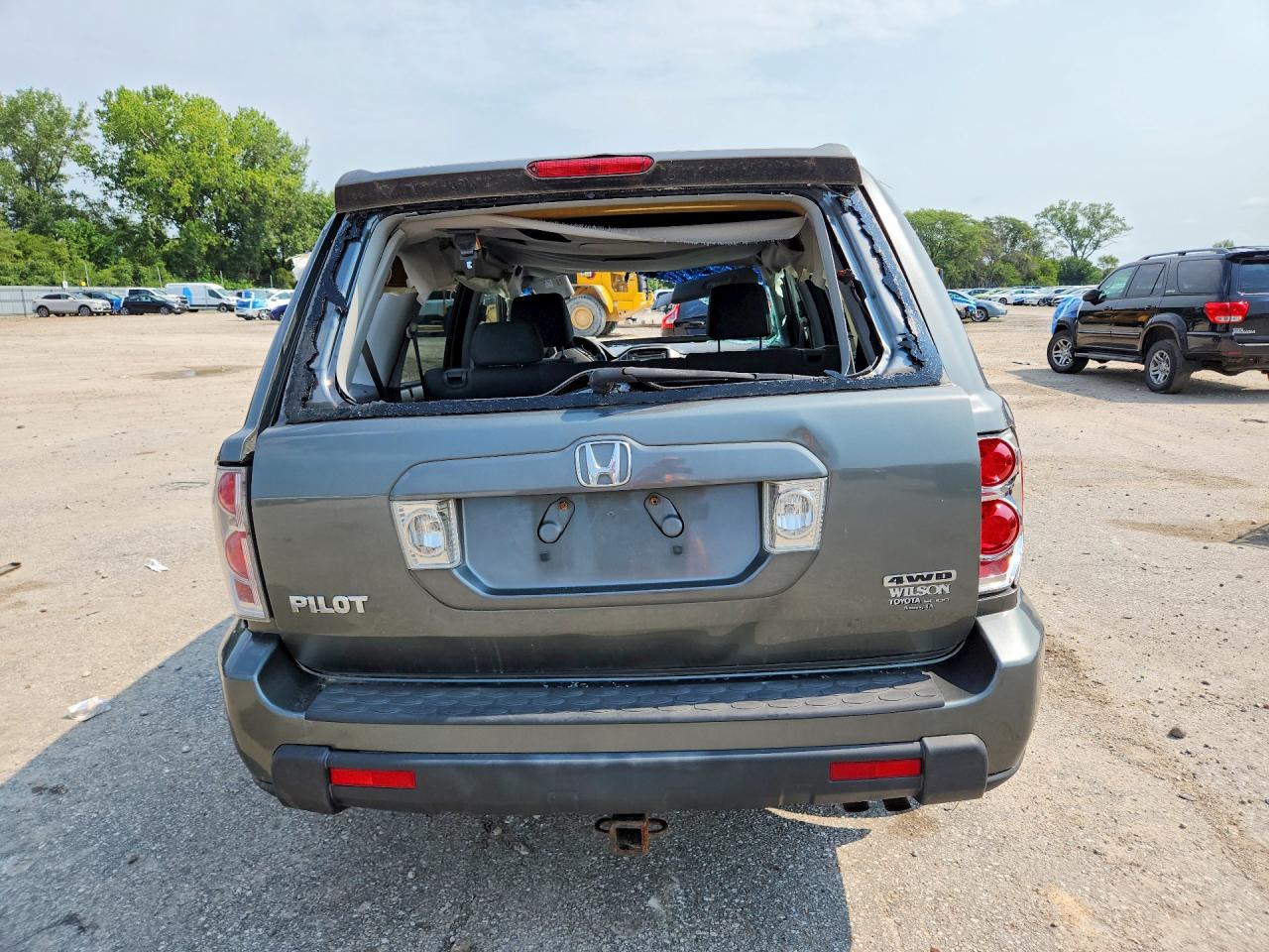 2008 Honda Pilot Vp Gray vin: 5FNYF18208B044526