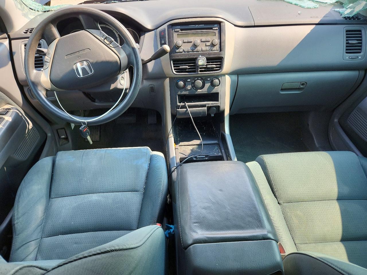 2008 Honda Pilot Vp Gray vin: 5FNYF18208B044526