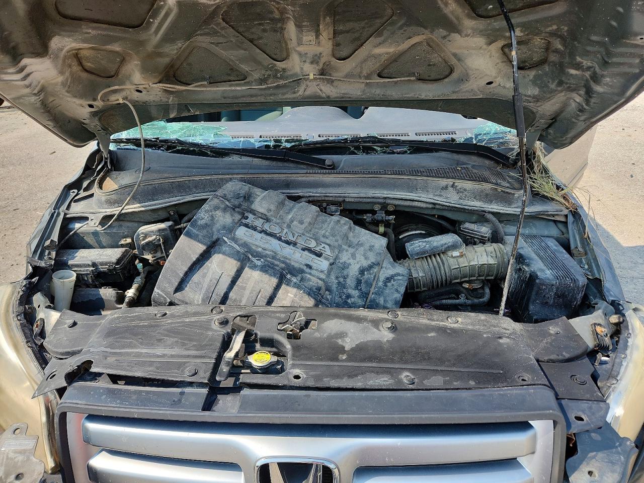 2008 Honda Pilot Vp Gray vin: 5FNYF18208B044526