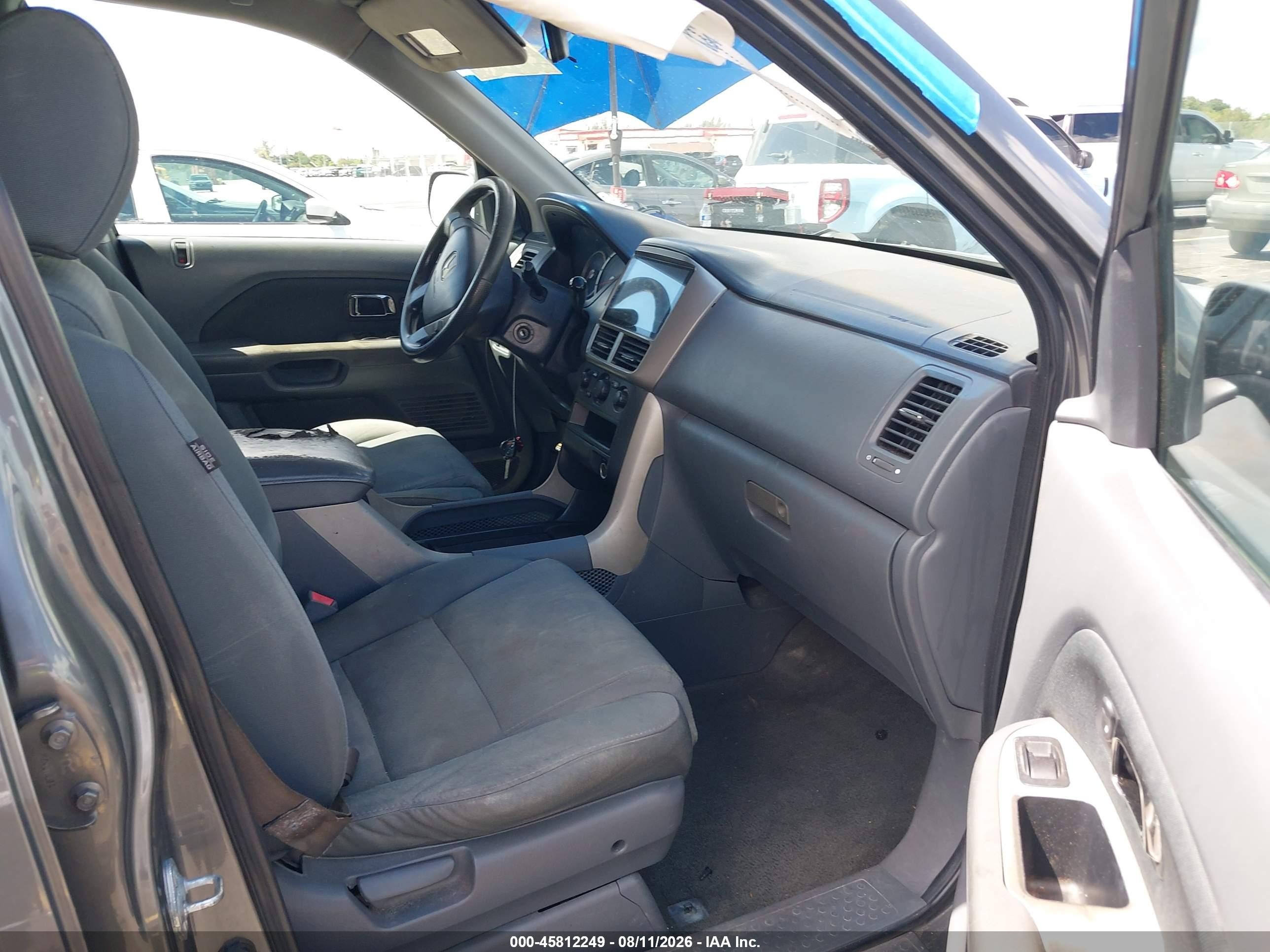 2008 Honda Pilot Vp Gray vin: 5FNYF18218B008764