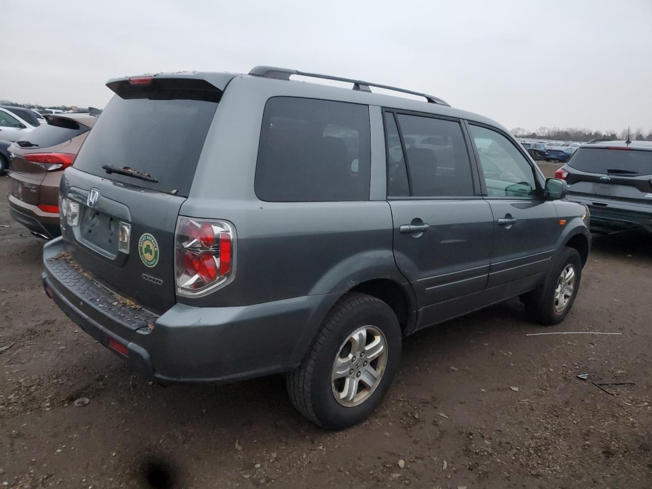 2008 Honda Pilot Vp Gray vin: 5FNYF18218B013088