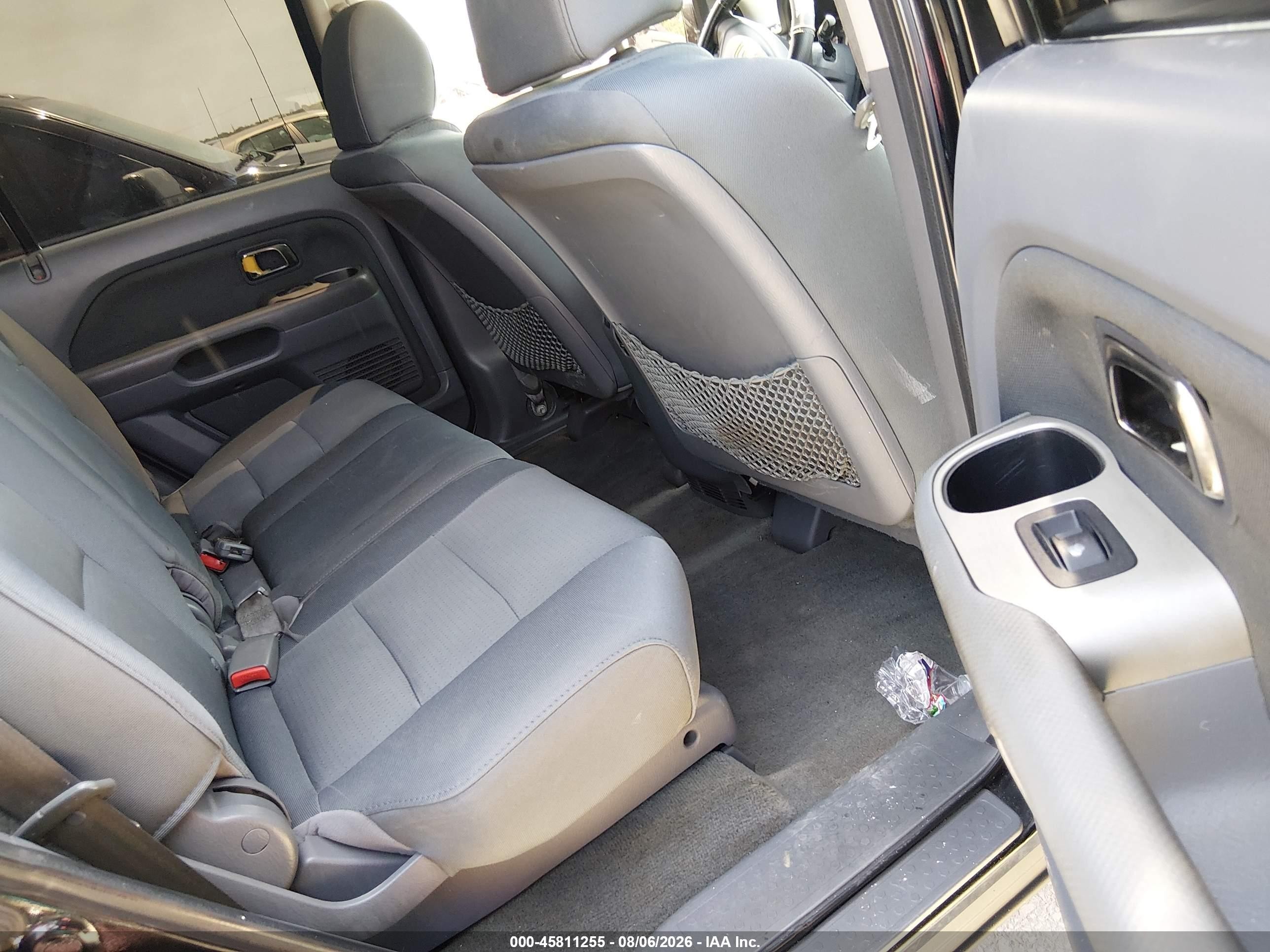2008 Honda Pilot Vp Black vin: 5FNYF18238B049364