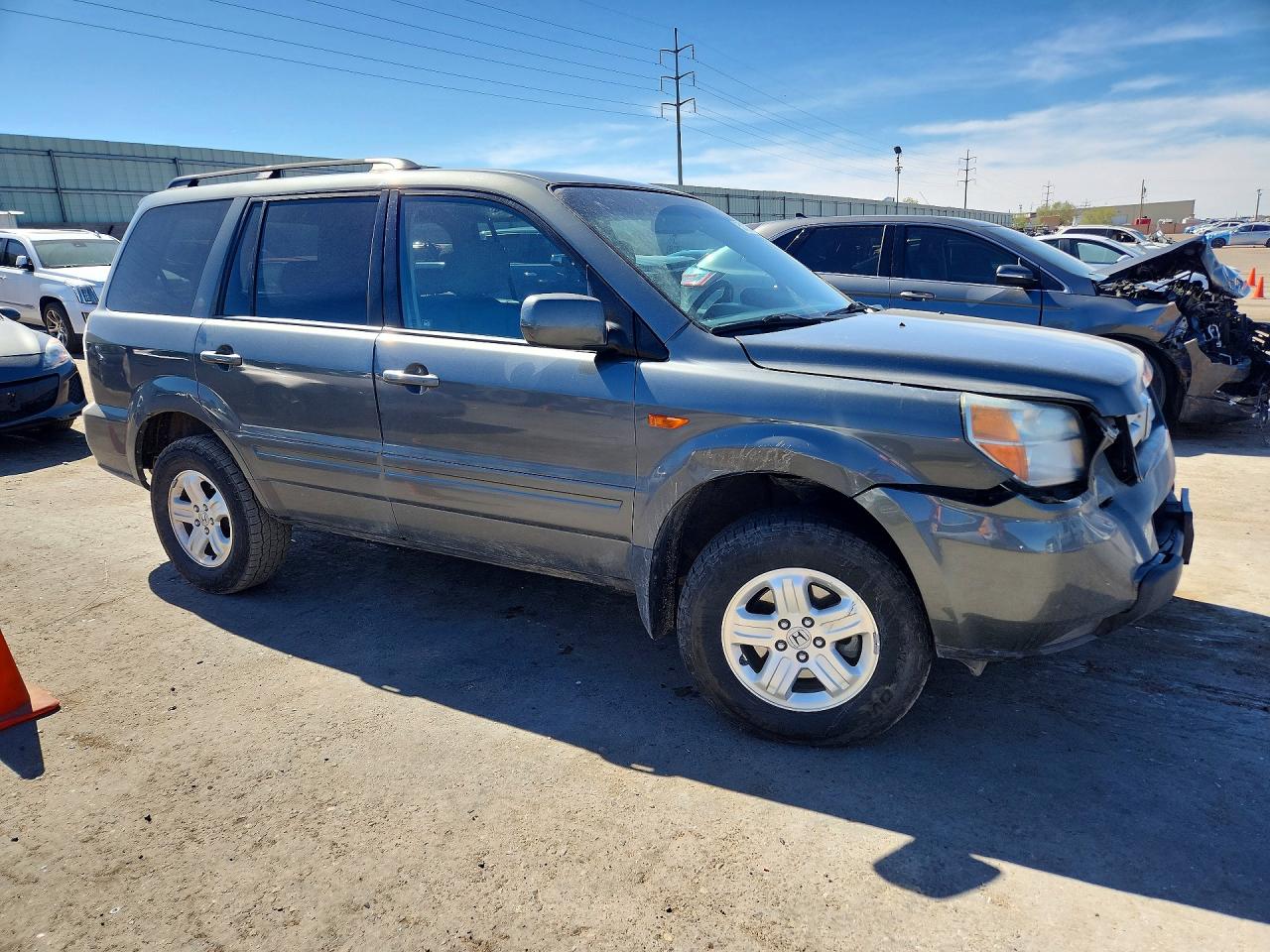 2008 Honda Pilot Vp Gray vin: 5FNYF18248B046120