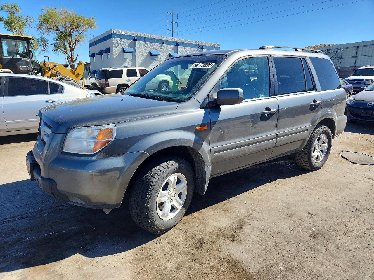 2008 Honda Pilot Vp Gray vin: 5FNYF18248B046120