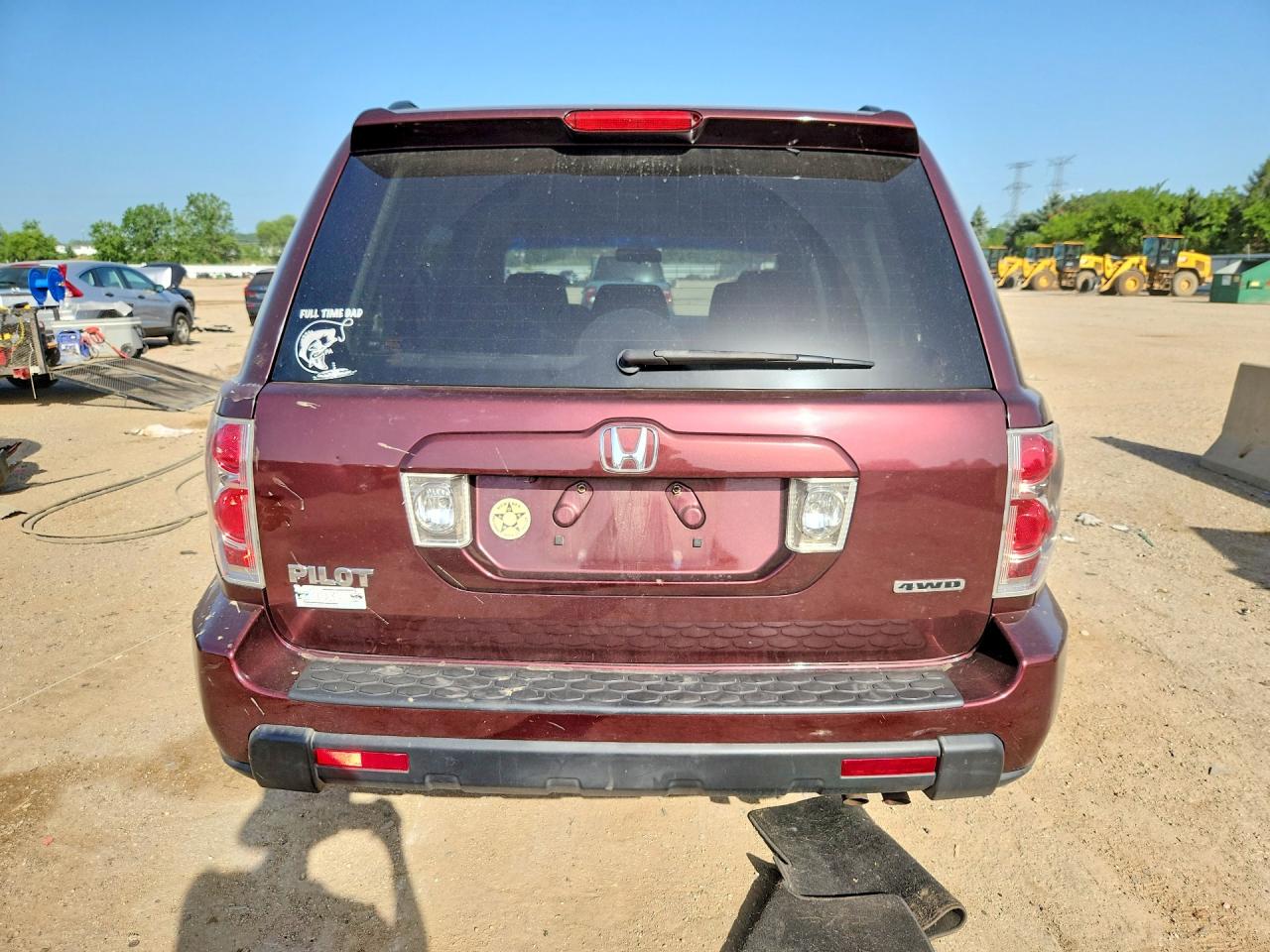 2008 Honda Pilot Vp Maroon vin: 5FNYF18258B002403