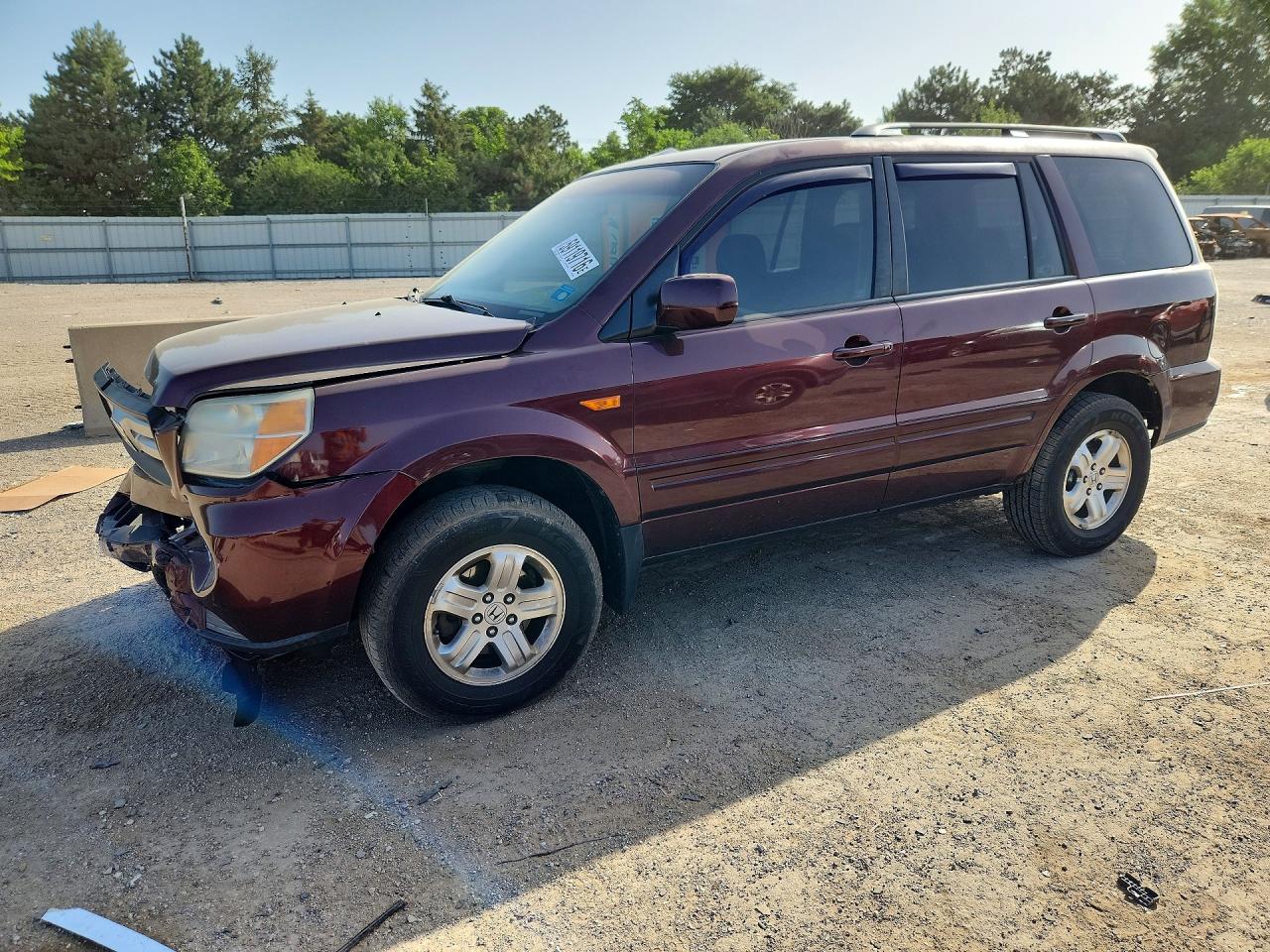 2008 Honda Pilot Vp Темно-бордовый vin: 5FNYF18258B002403