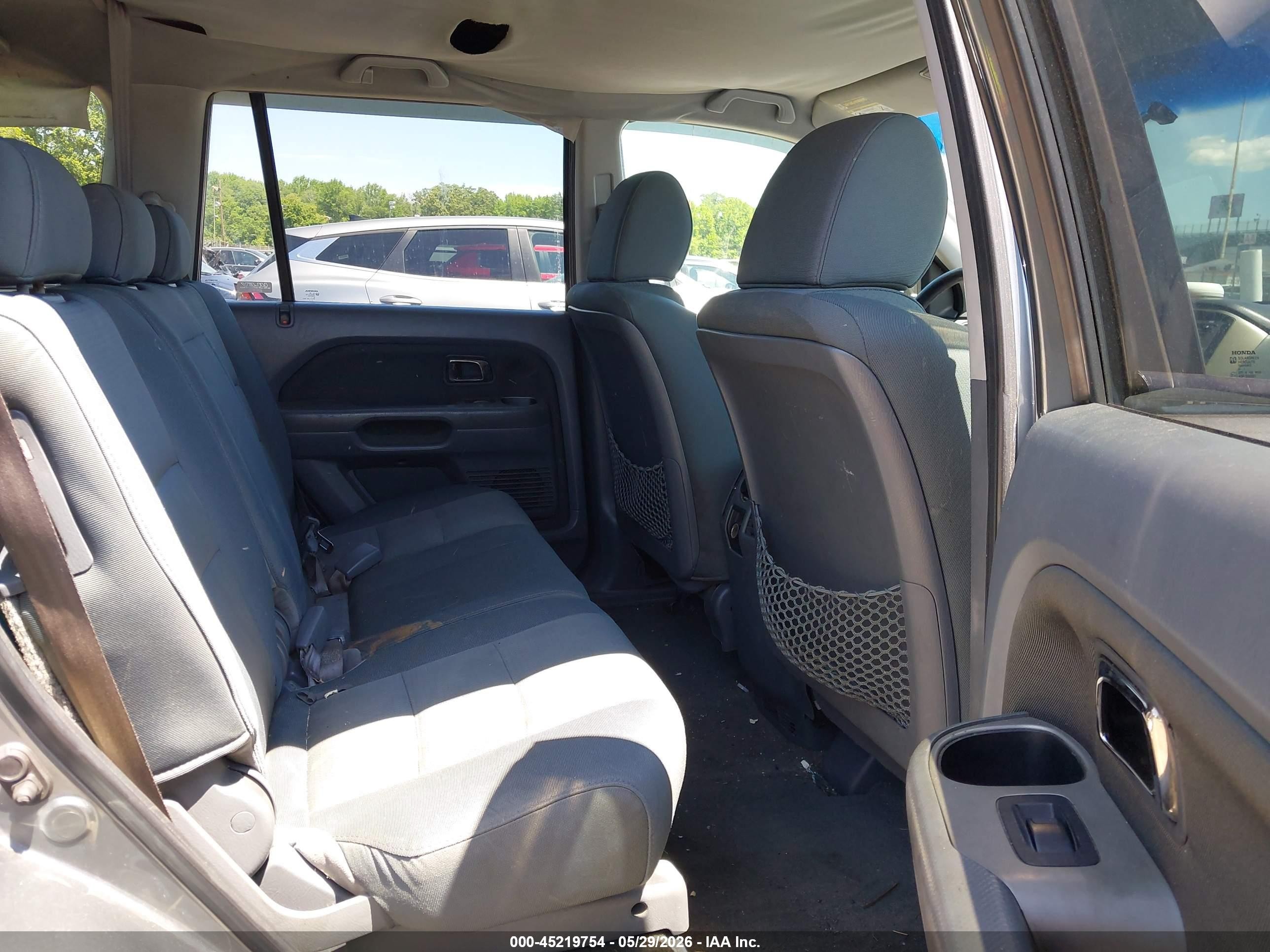 2008 Honda Pilot Vp Gray vin: 5FNYF18268B003124