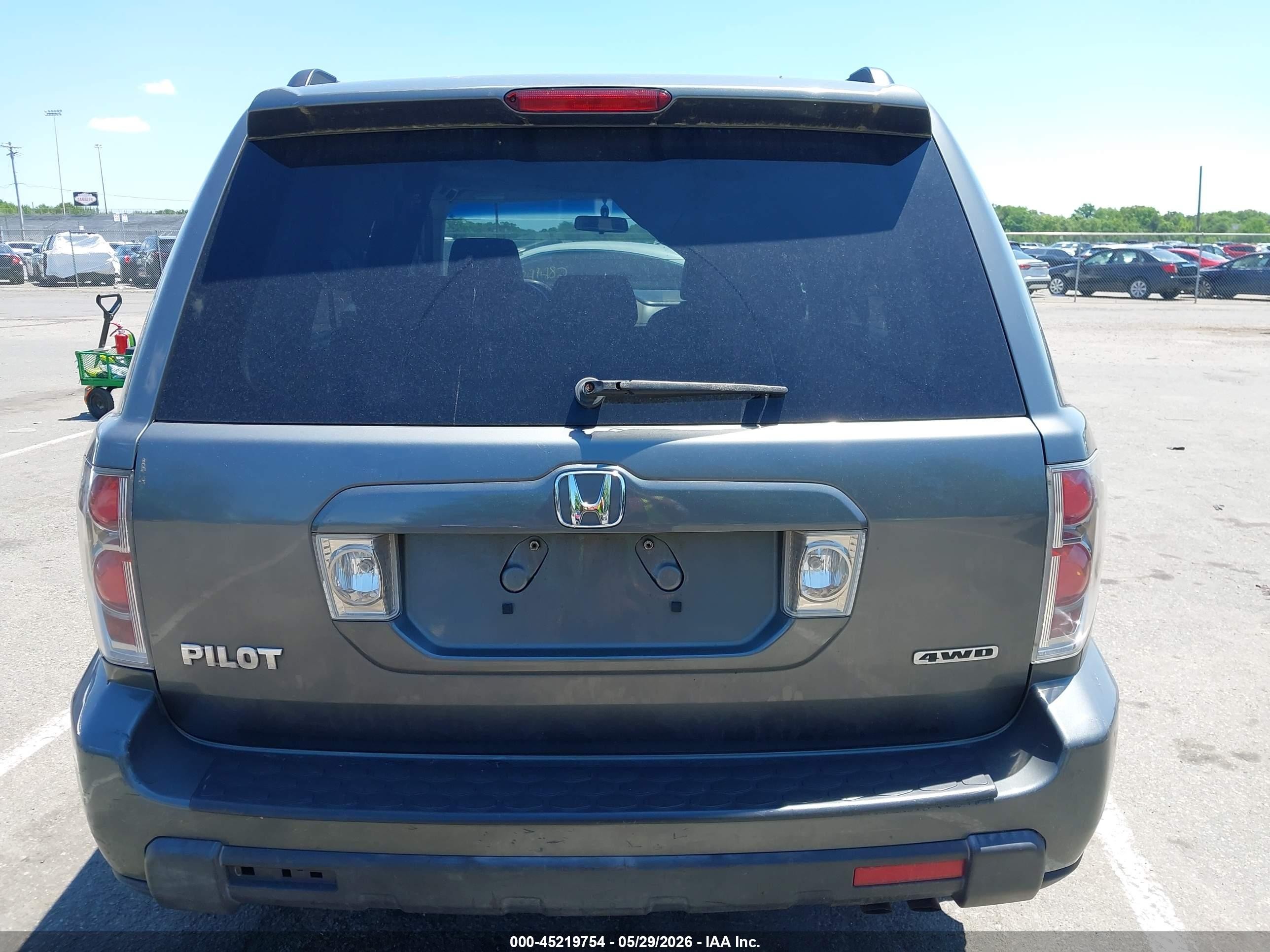 2008 Honda Pilot Vp Gray vin: 5FNYF18268B003124