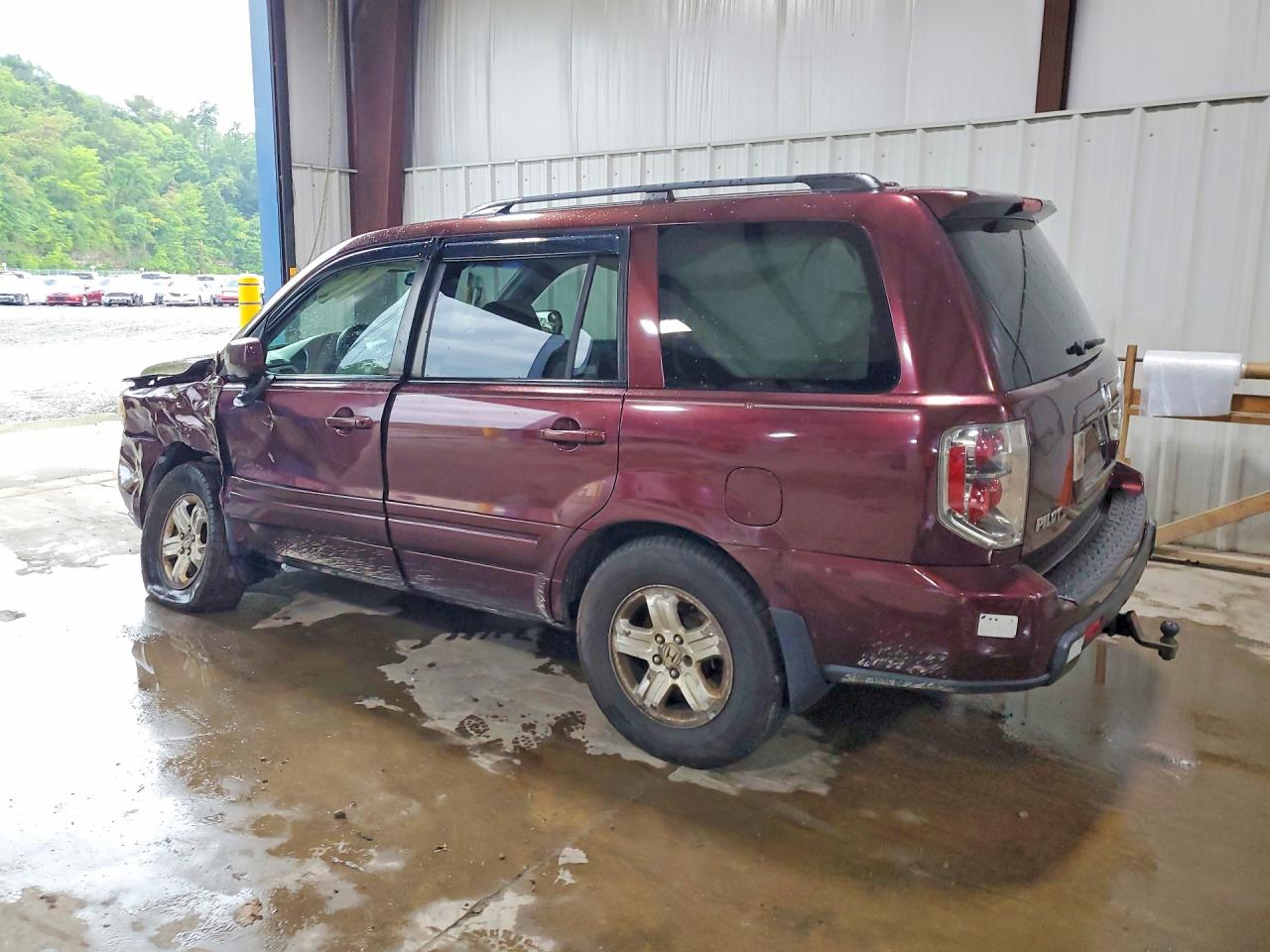 2008 Honda Pilot Vp Red vin: 5FNYF18268B011952