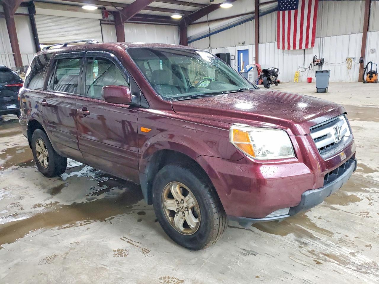 2008 Honda Pilot Vp Red vin: 5FNYF18268B011952