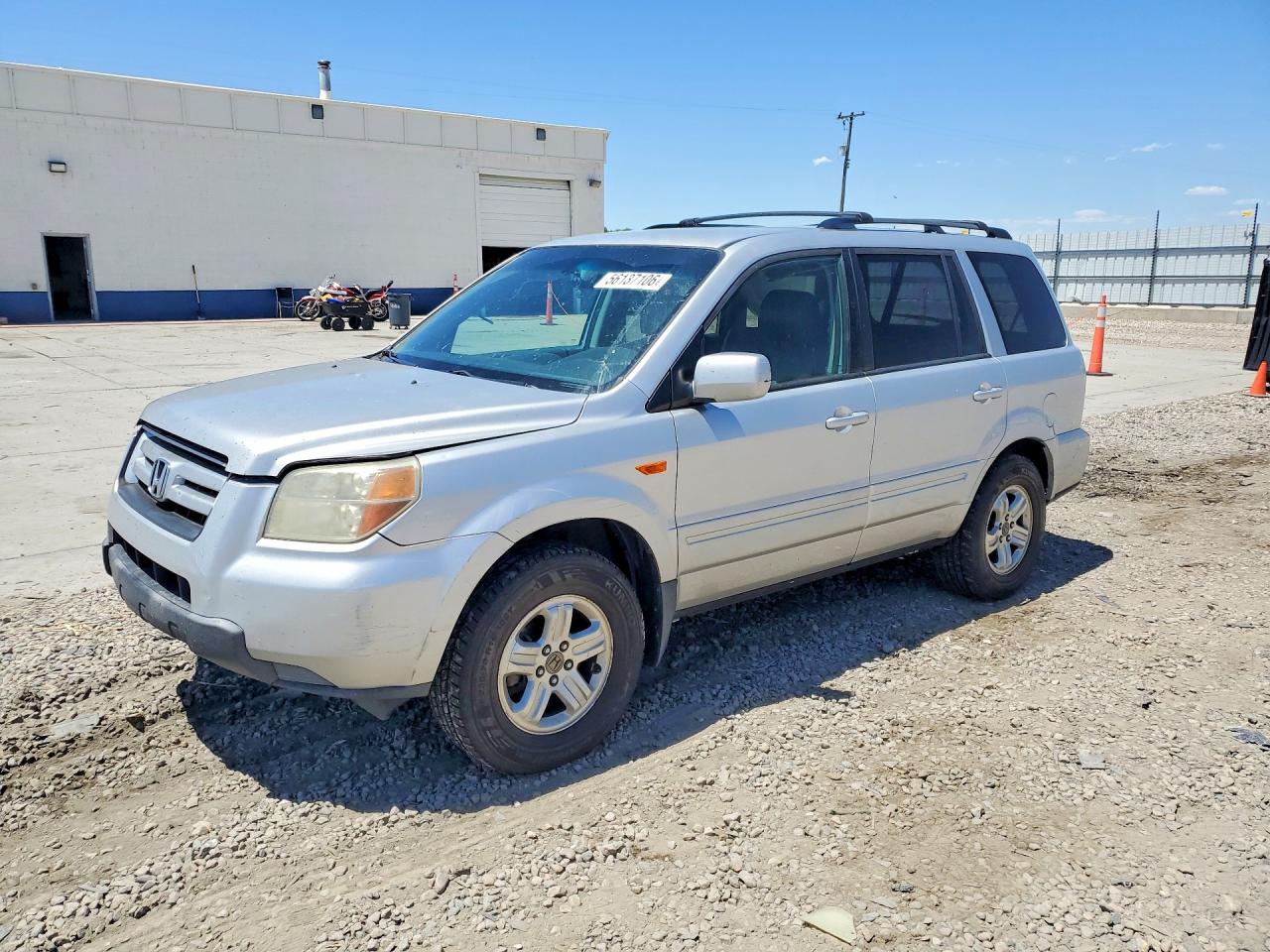 2008 Honda Pilot Vp Silver vin: 5FNYF18268B043669