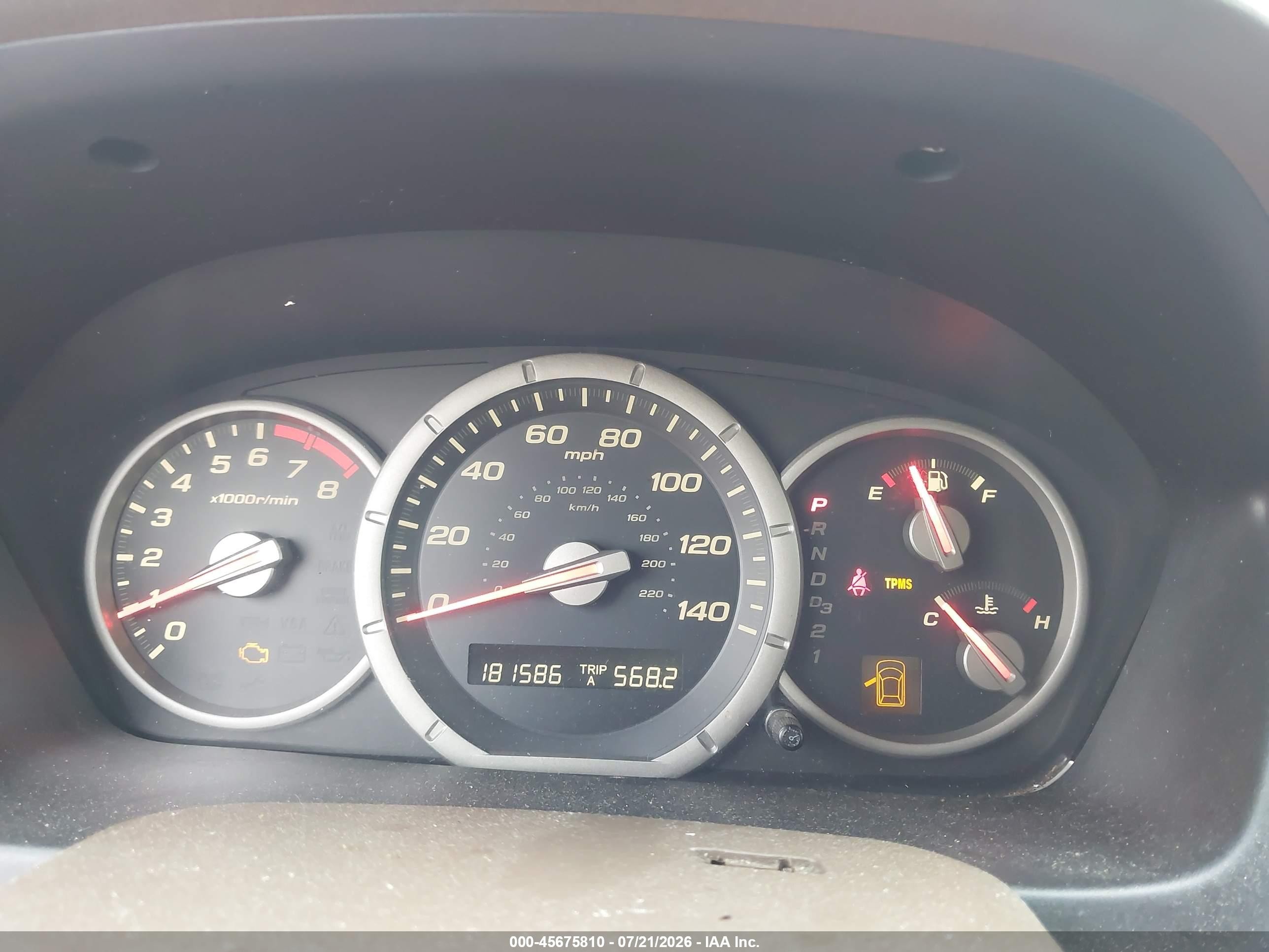 2008 Honda Pilot Vp White vin: 5FNYF18288B014321