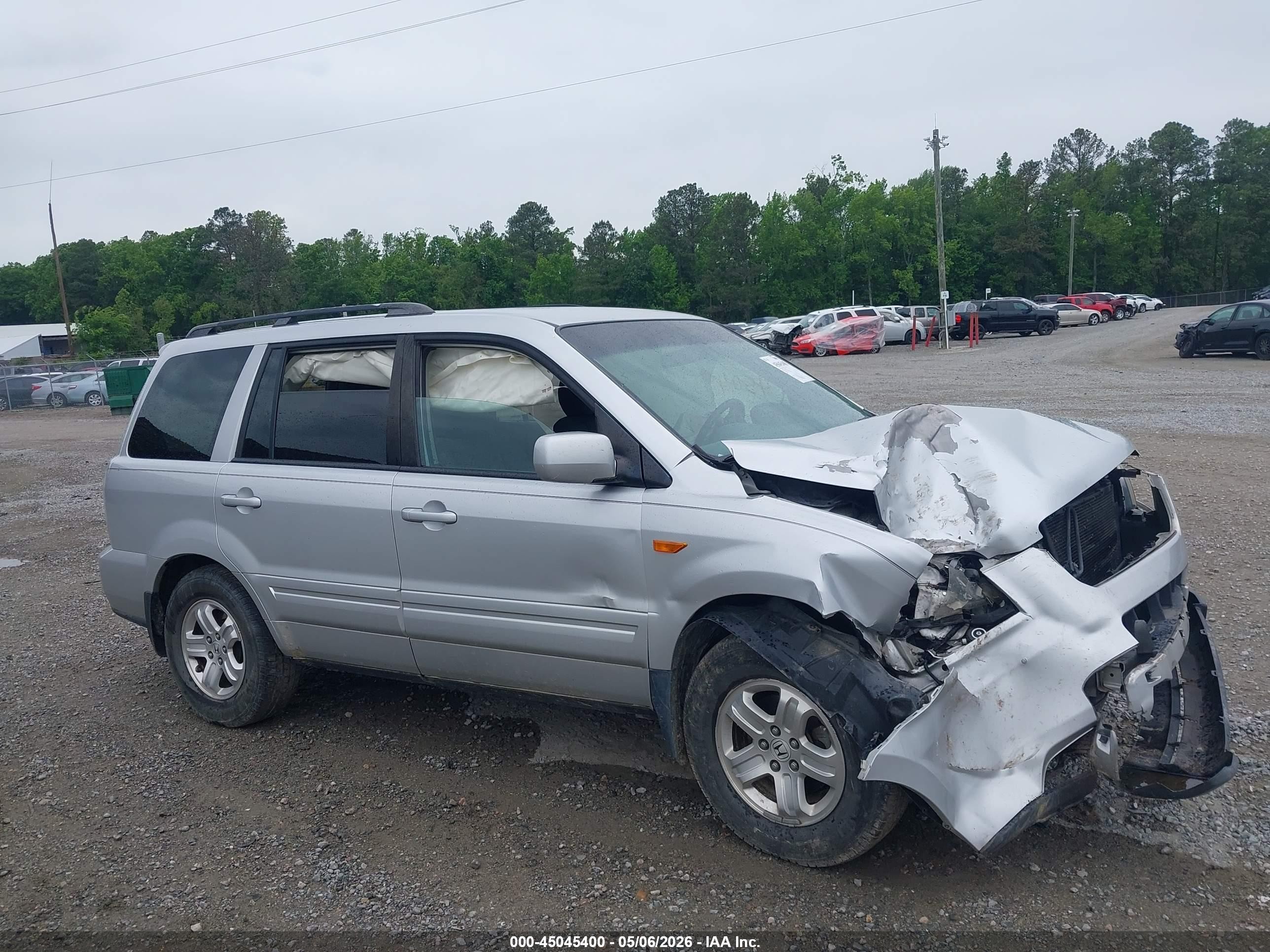 2008 Honda Pilot Vp Silver vin: 5FNYF18298B024291