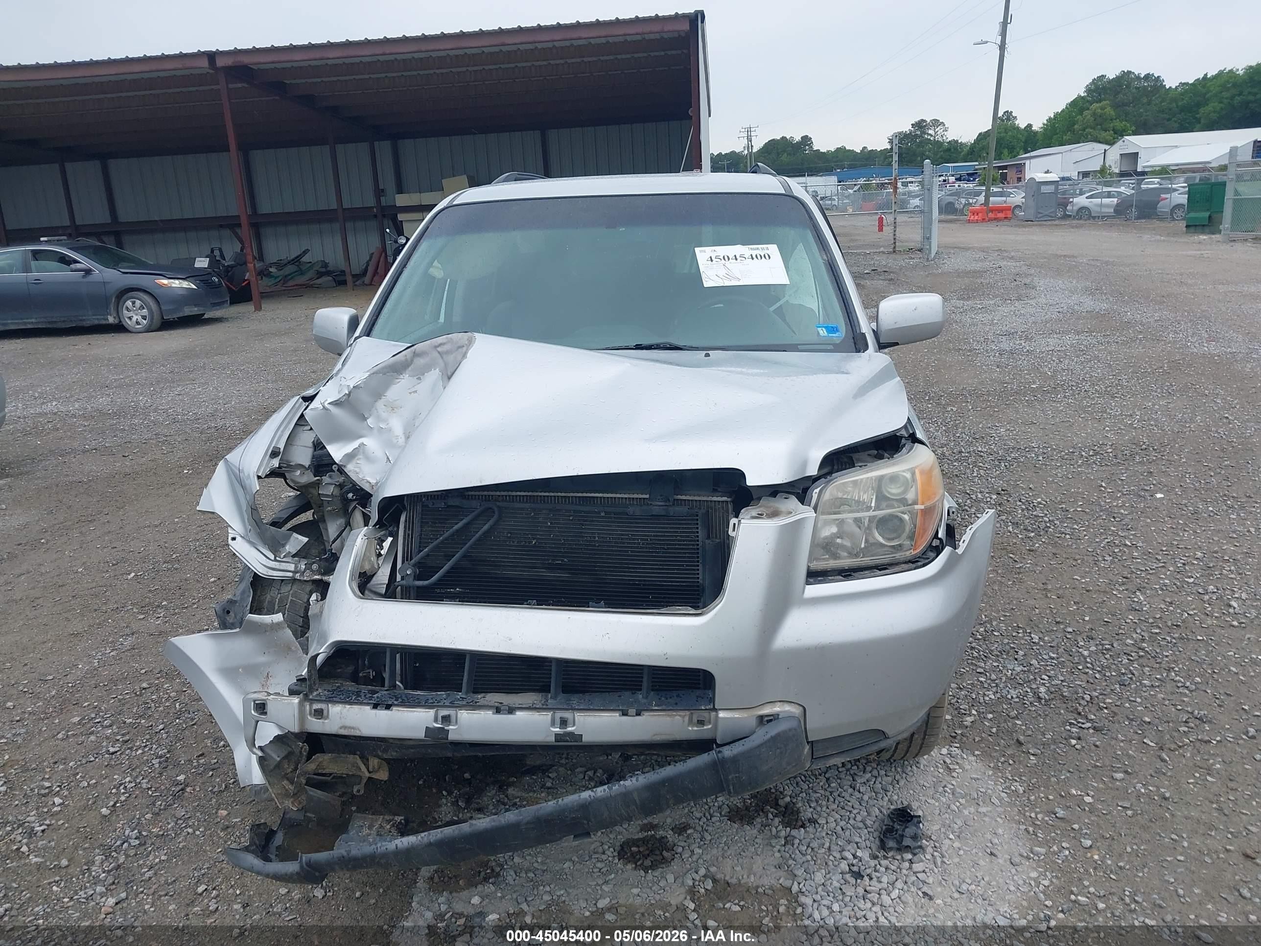 2008 Honda Pilot Vp Silver vin: 5FNYF18298B024291