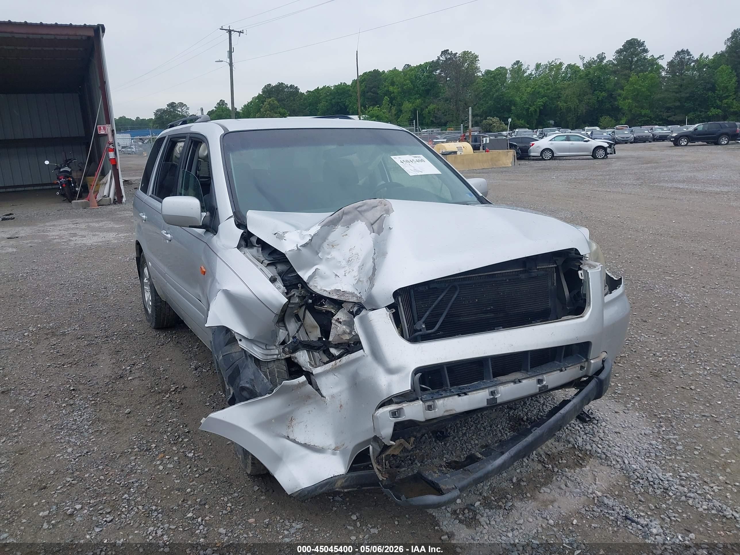 2008 Honda Pilot Vp Silver vin: 5FNYF18298B024291