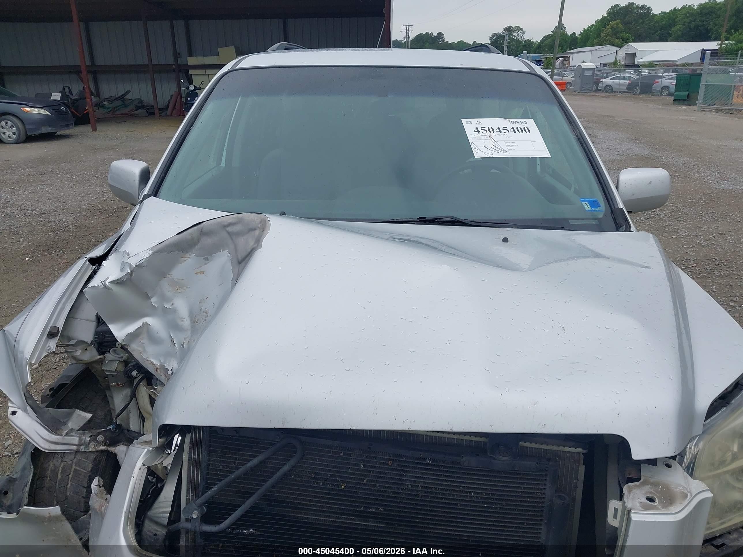 2008 Honda Pilot Vp Silver vin: 5FNYF18298B024291